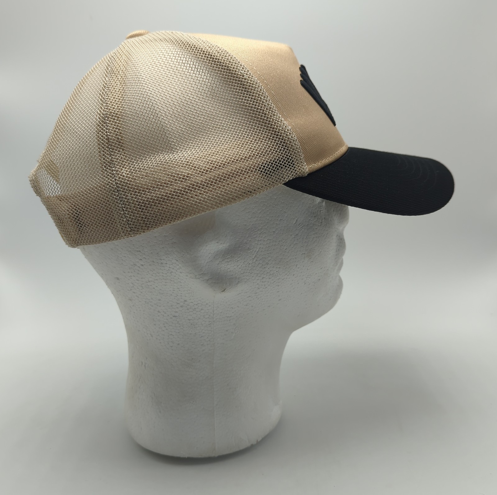 WOLFpak hat beige and black adjustable snapback cap WFPK