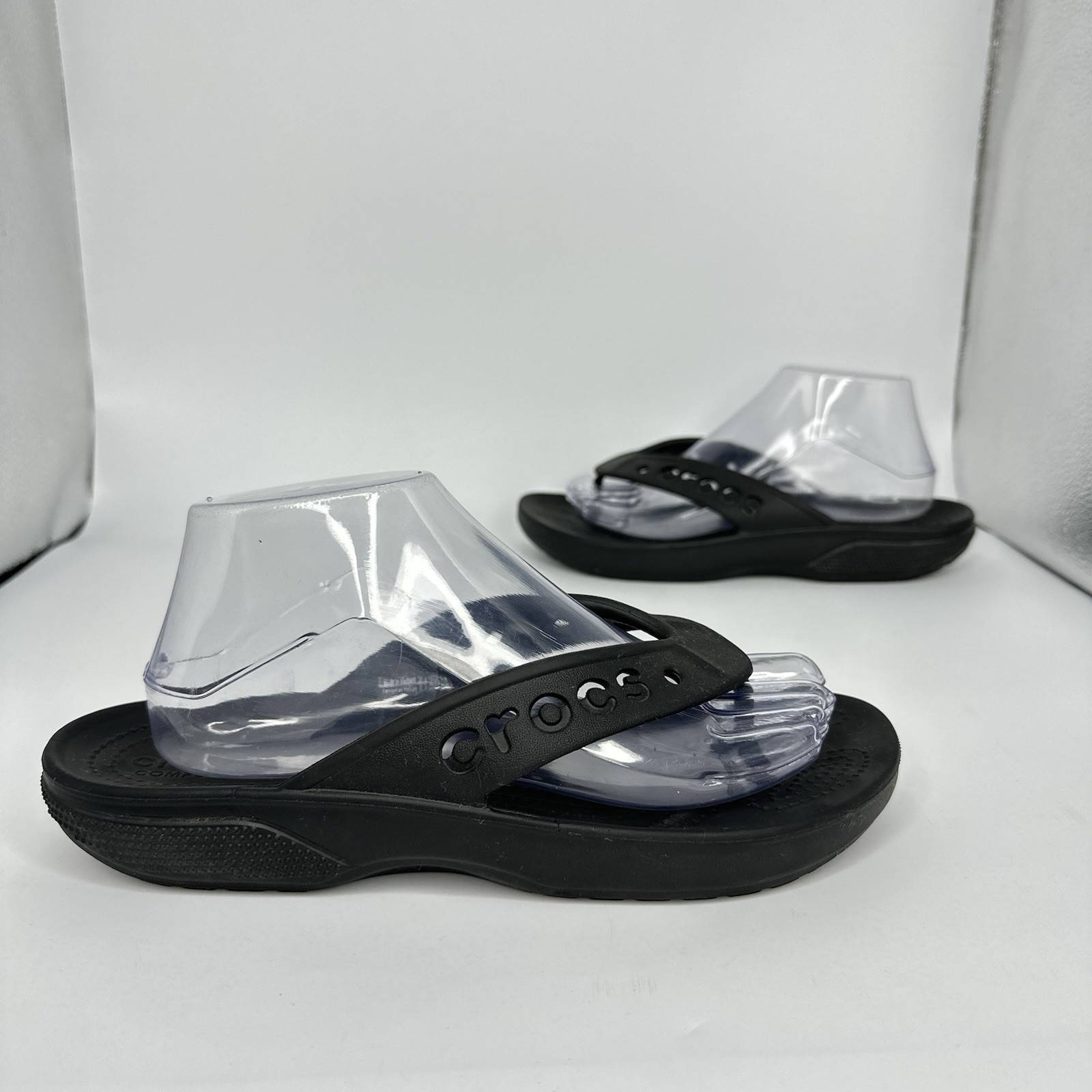 Crocs Sandals Baya II Flip Flop Black Slip On Women 9 US 210120