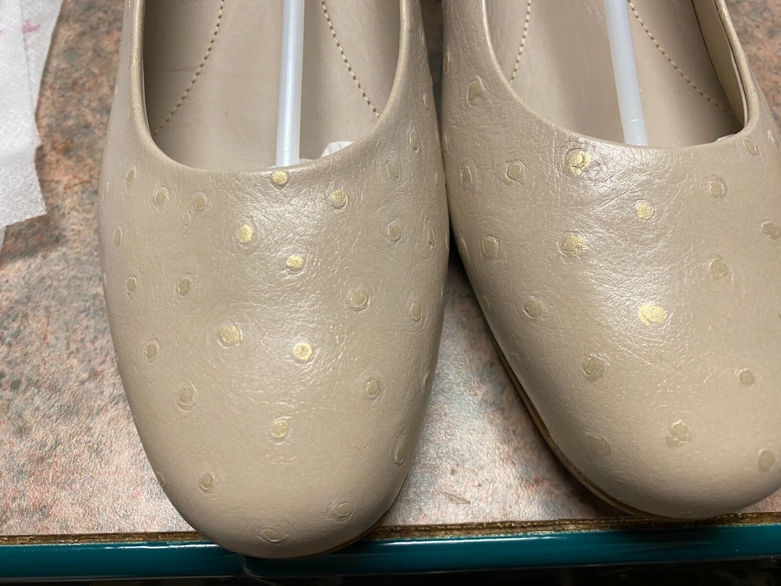 SAS SOFIA Ivoire WEDGE 7 1/2 M NIB $224 WOMENS DRESS SHOE New In Box