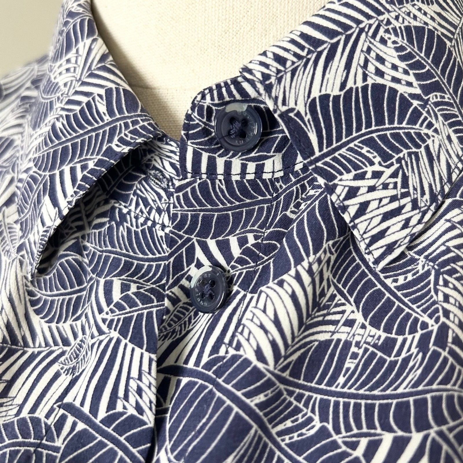 Equipment Tegan Print Silk Shirt Midi Dress in Blue Size Small