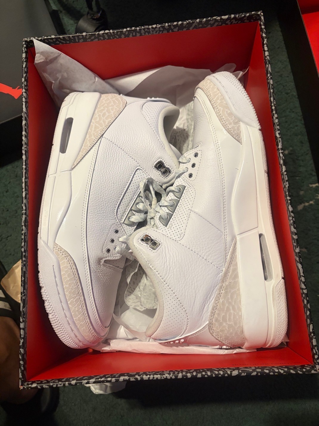 Size 10.5 – Air Jordan 3 Retro 2025 Pure Money Slightly used