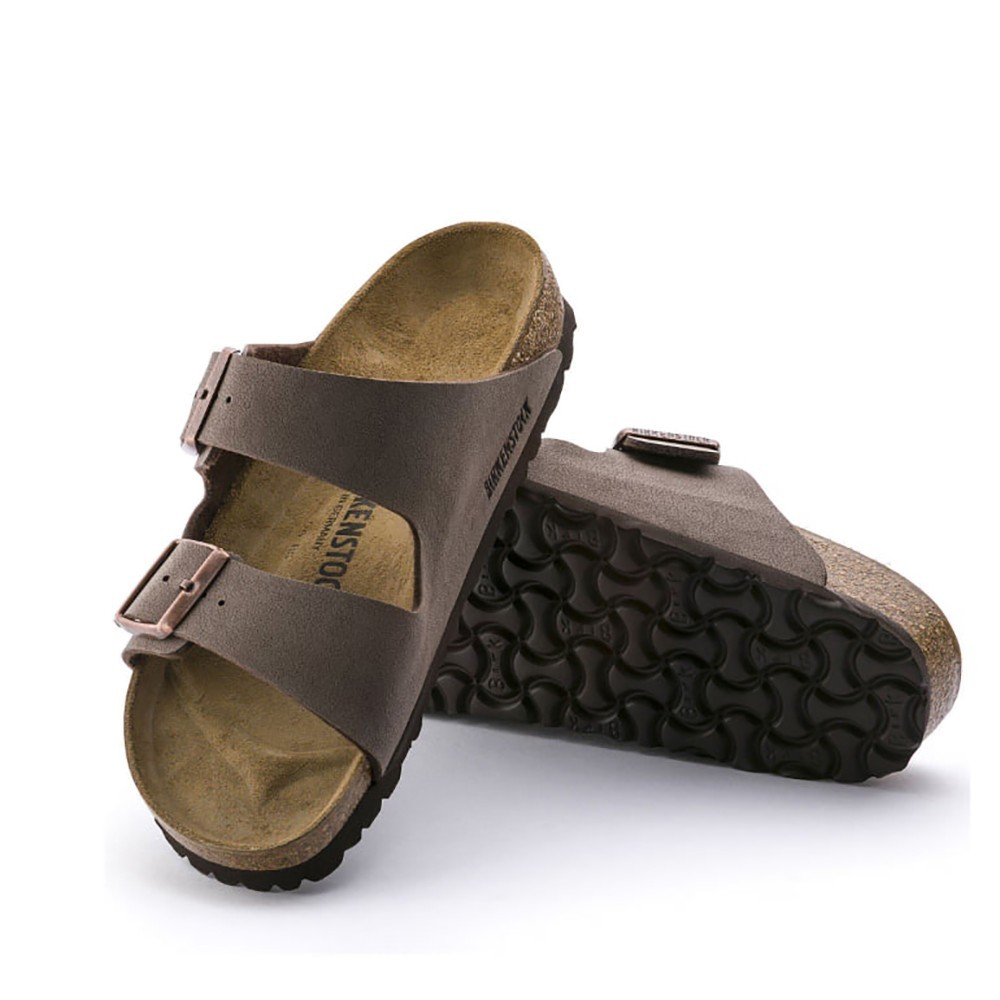 Birkenstock Arizona Birko-Flor Soft Footbed Unisex Sandals – Mocha