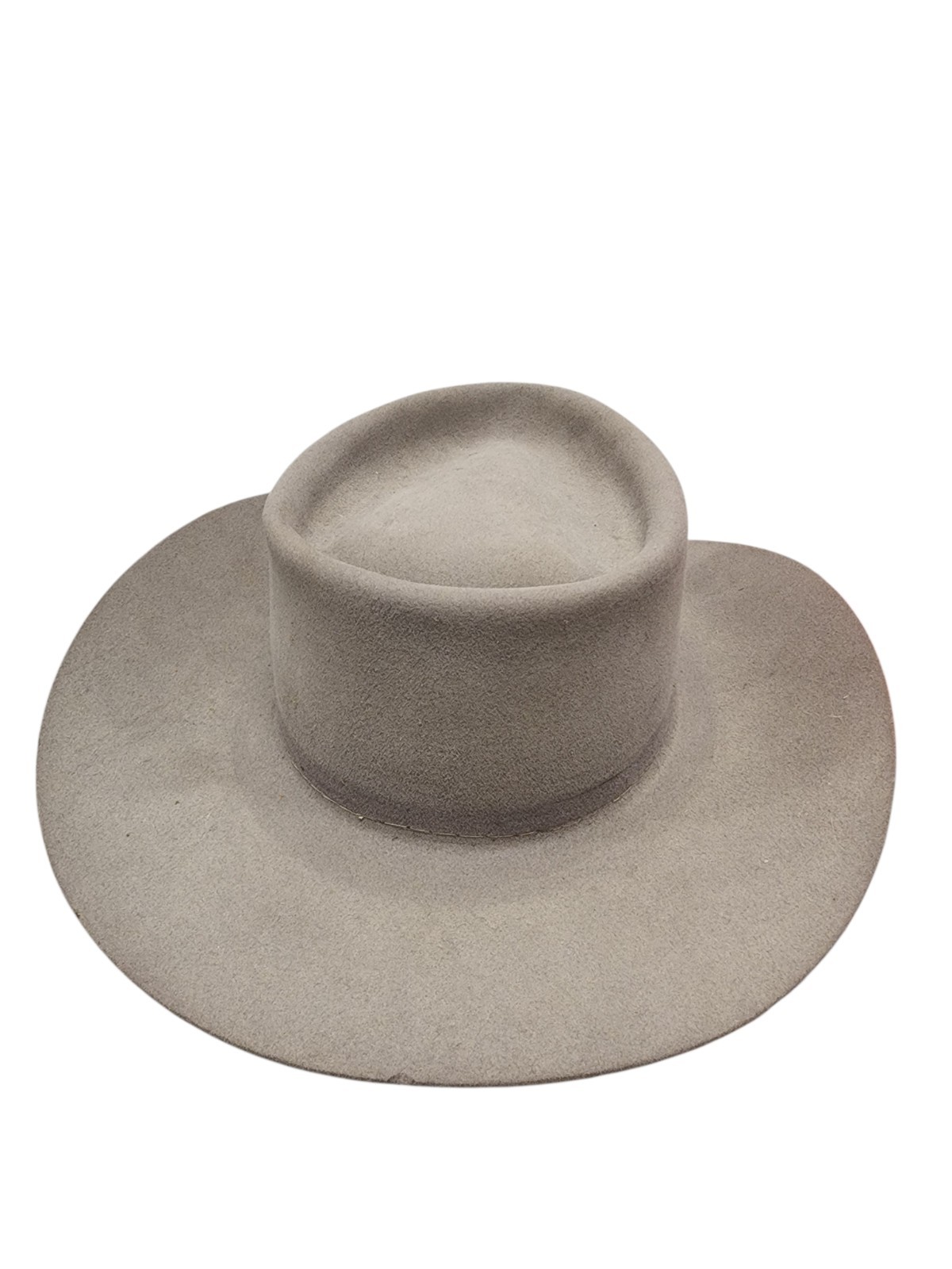 Stetson Stampede Cowboy Hat Smoke Grey 4X Fur Felt Western Hat w/ Box Size 7