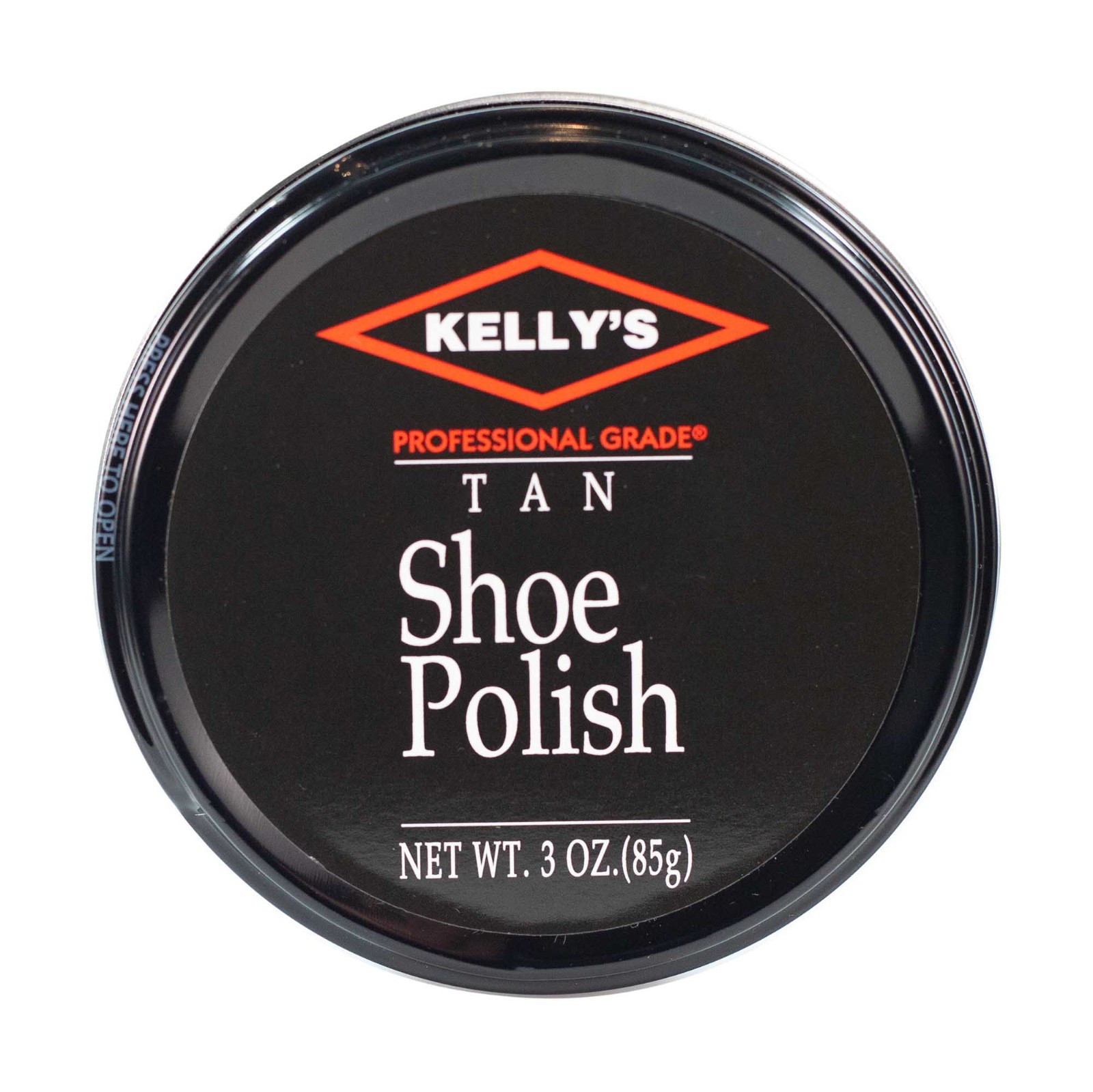 Kelly paste wax, 3 ounce shoe polish, Tan