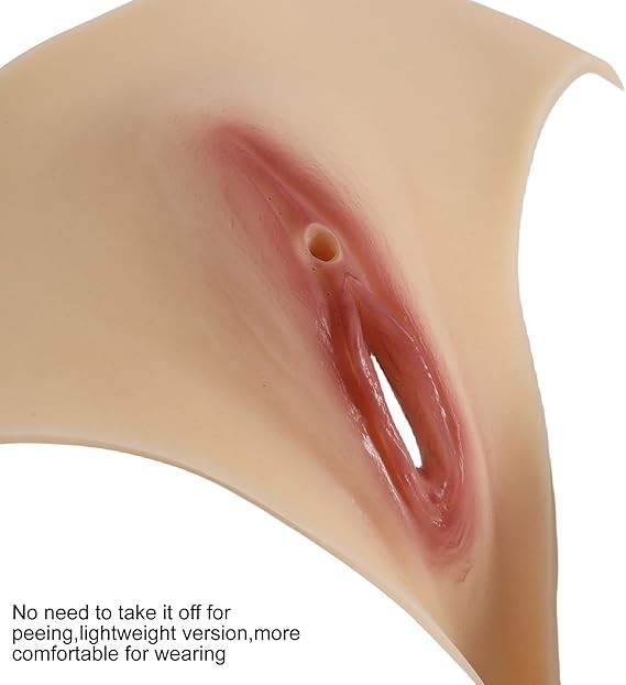 Silicone Underwear Shorts Panty Fake Vagina Transgender For Crossdresser