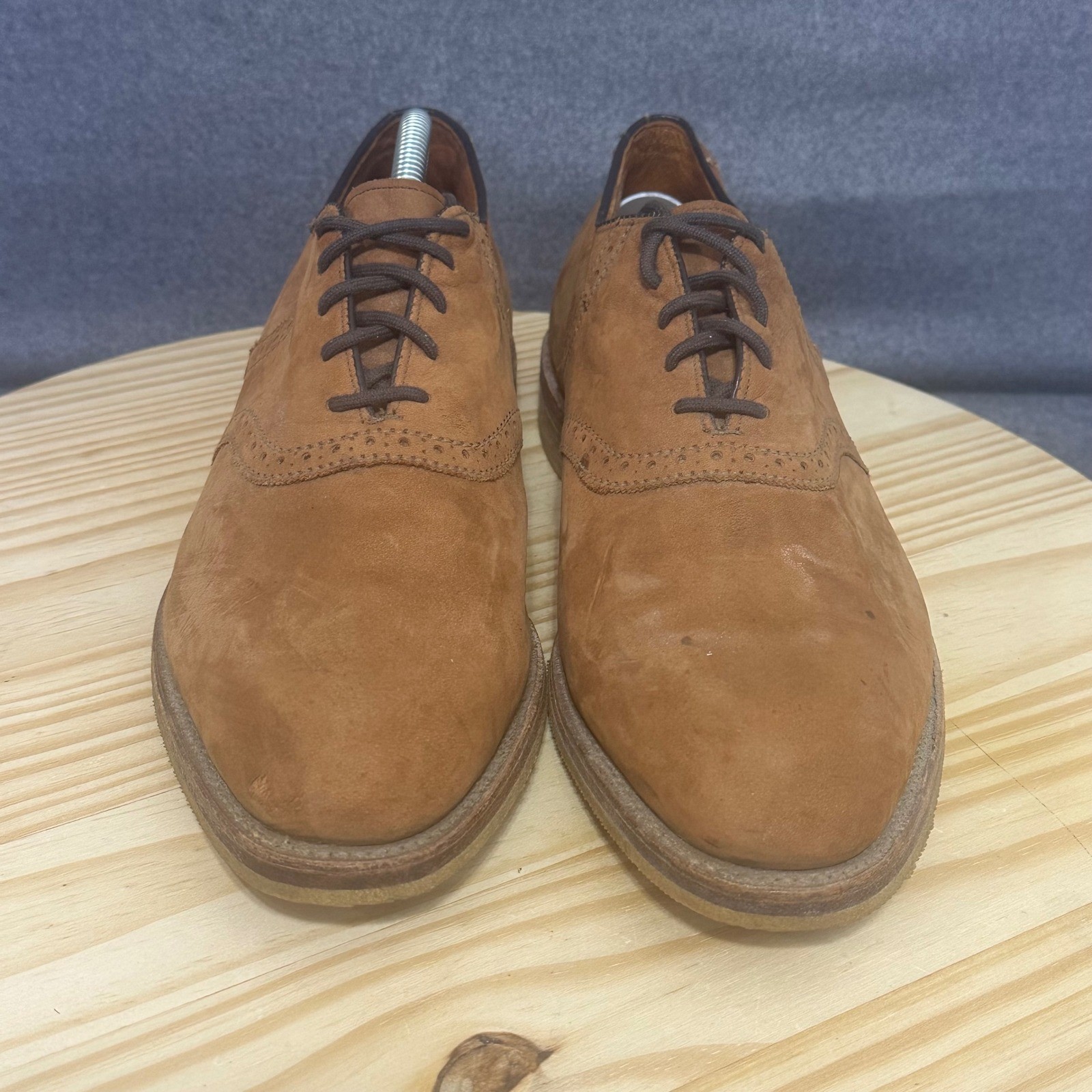 Florsheim Imperial Aristocraft Longwing 10D Brown Made in USA Leather