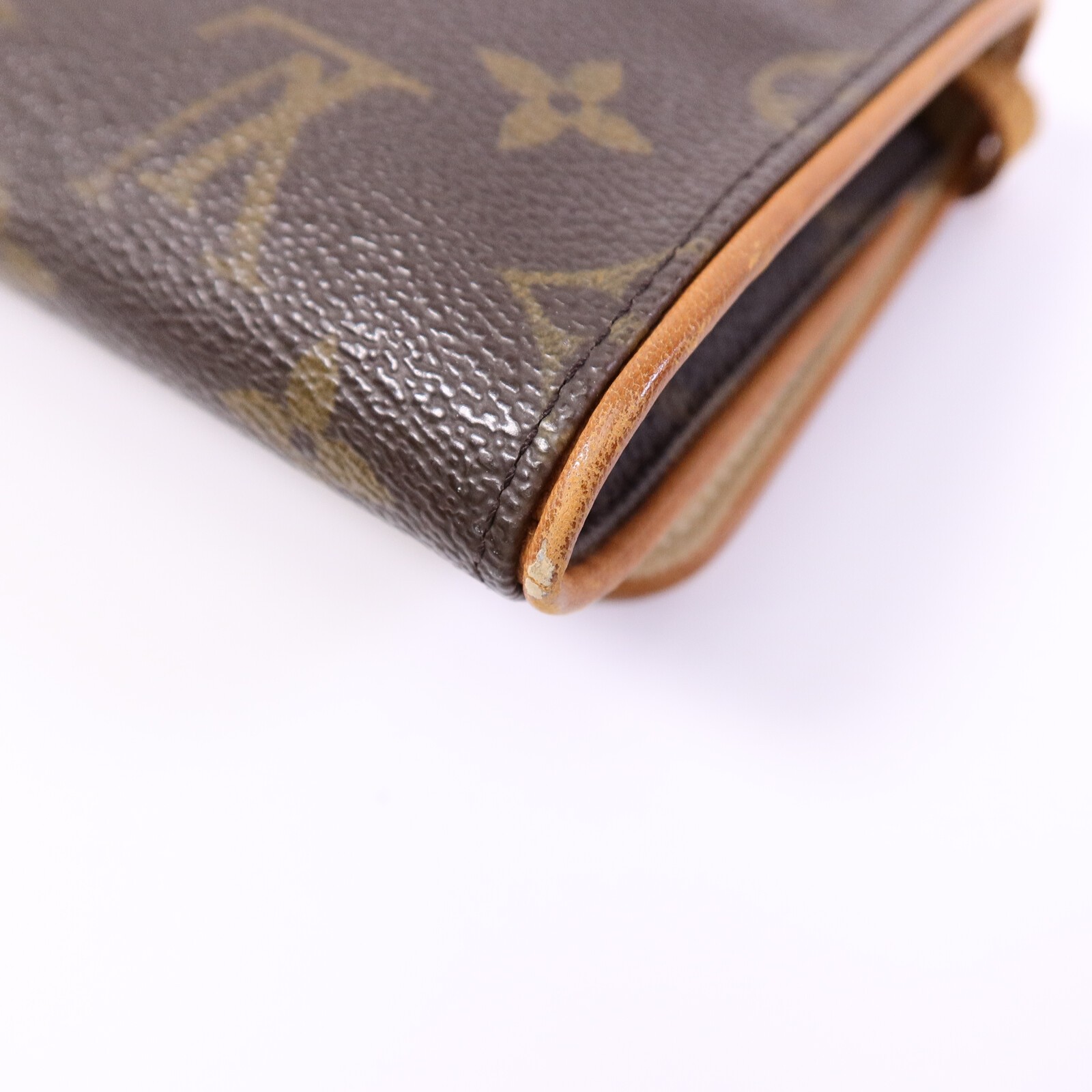 LOUIS VUITTON LV GHW Pochette Twin GM Shoulder Bag M51852 Monogram Brown