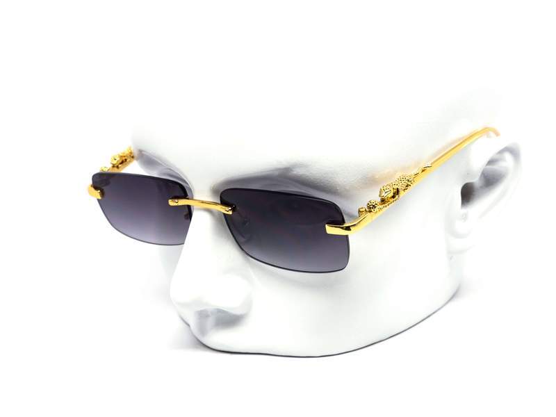 Sunglasses Classic Small Gold Frame Brown Lens Retro Driving Outdoor Quevo Model