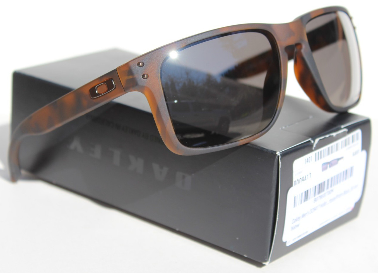 OAKLEY Holbrook XL Sunglasses Matte Brown Tortoise/Prizm Black NEW OO9417-02