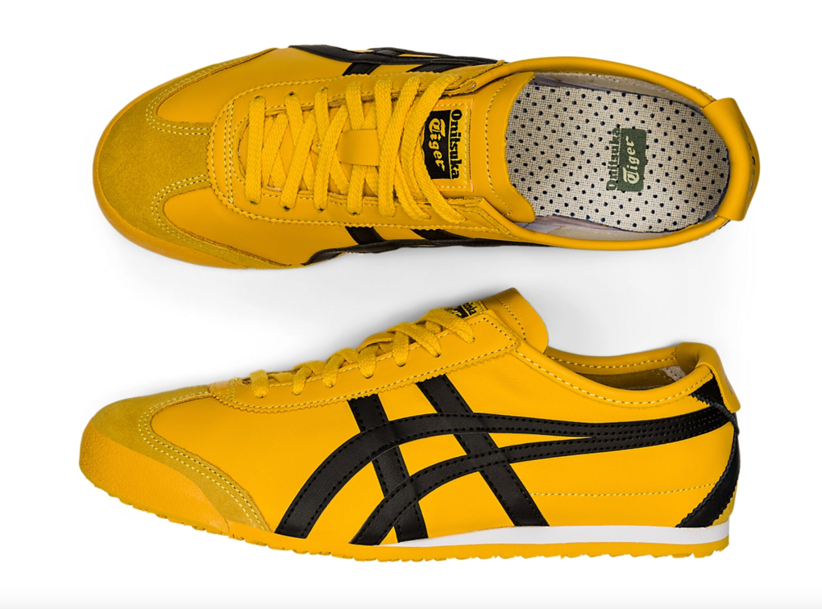 Authentic Onitsuka Tiger MEXICO 66 1183C102 751 YELLOW BLACK NEW JAPAN