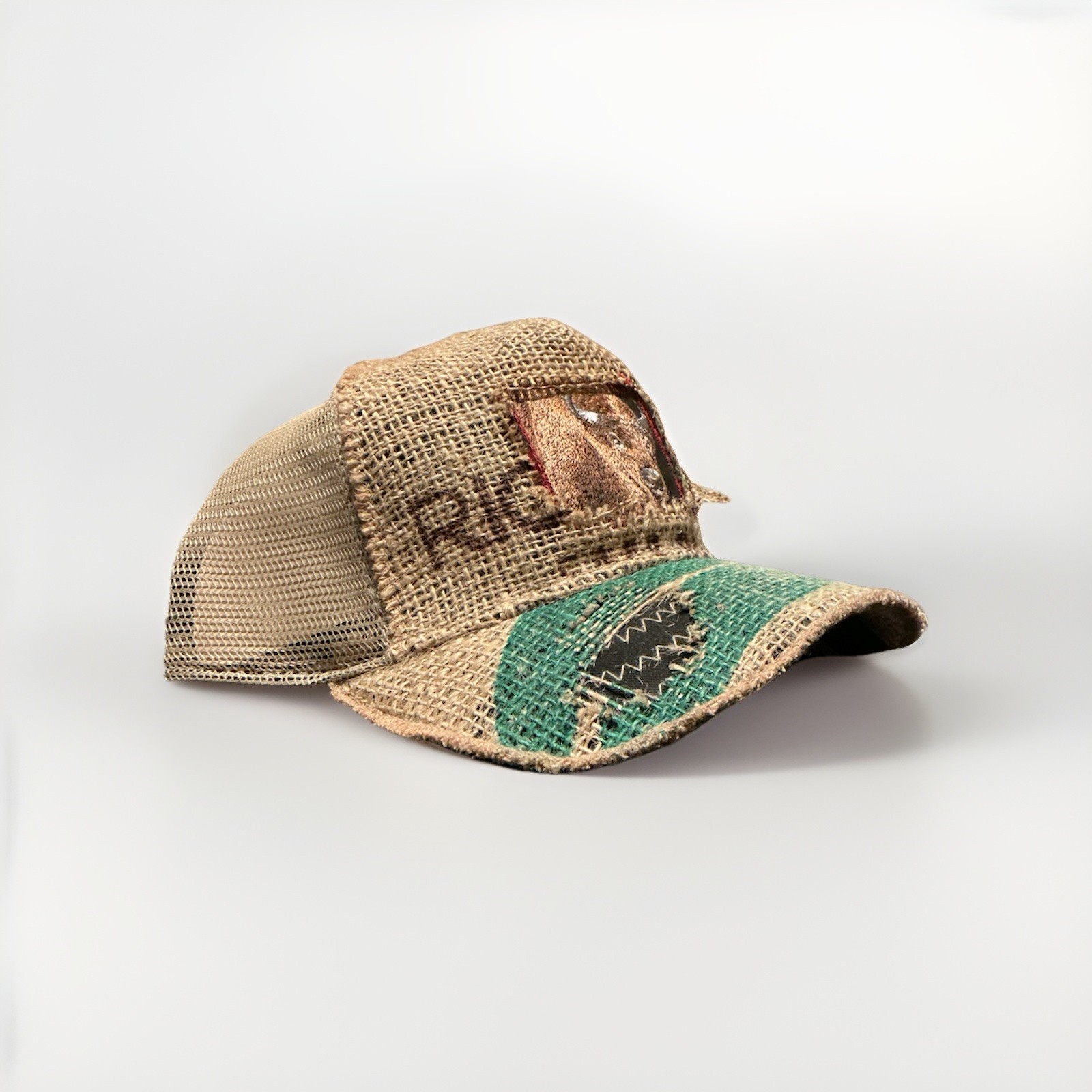 Goorin Bros The Farm Animal Trucker “Burly” Net Wt. 1724Kg Bison Coffee Sack