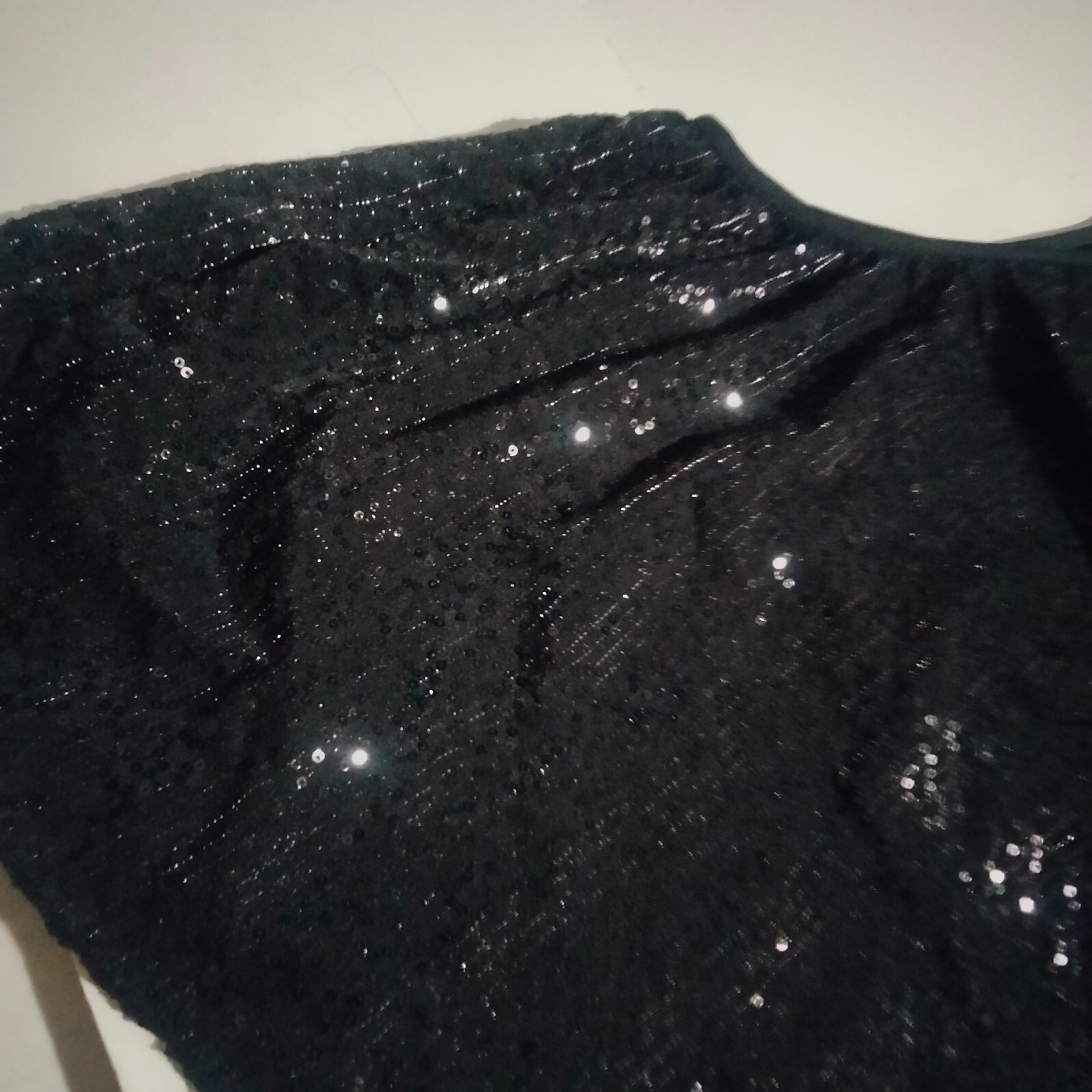 Cocomo Black embellished blouse with tank large 40 inches wide