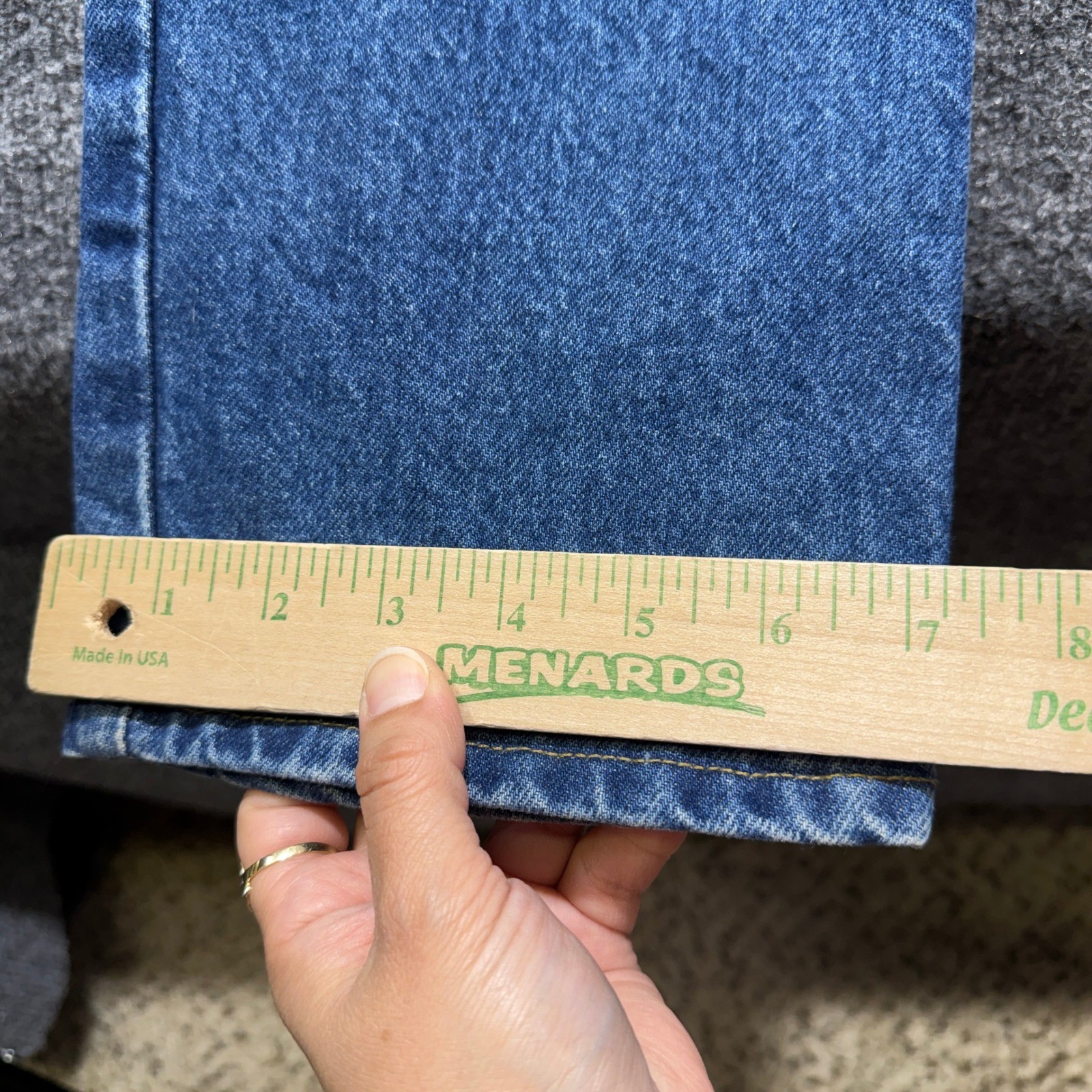 Carhartt Traditional Fit Jeans Mens 34×36 Blue Straight Leg B18 DST Vintage Y2K