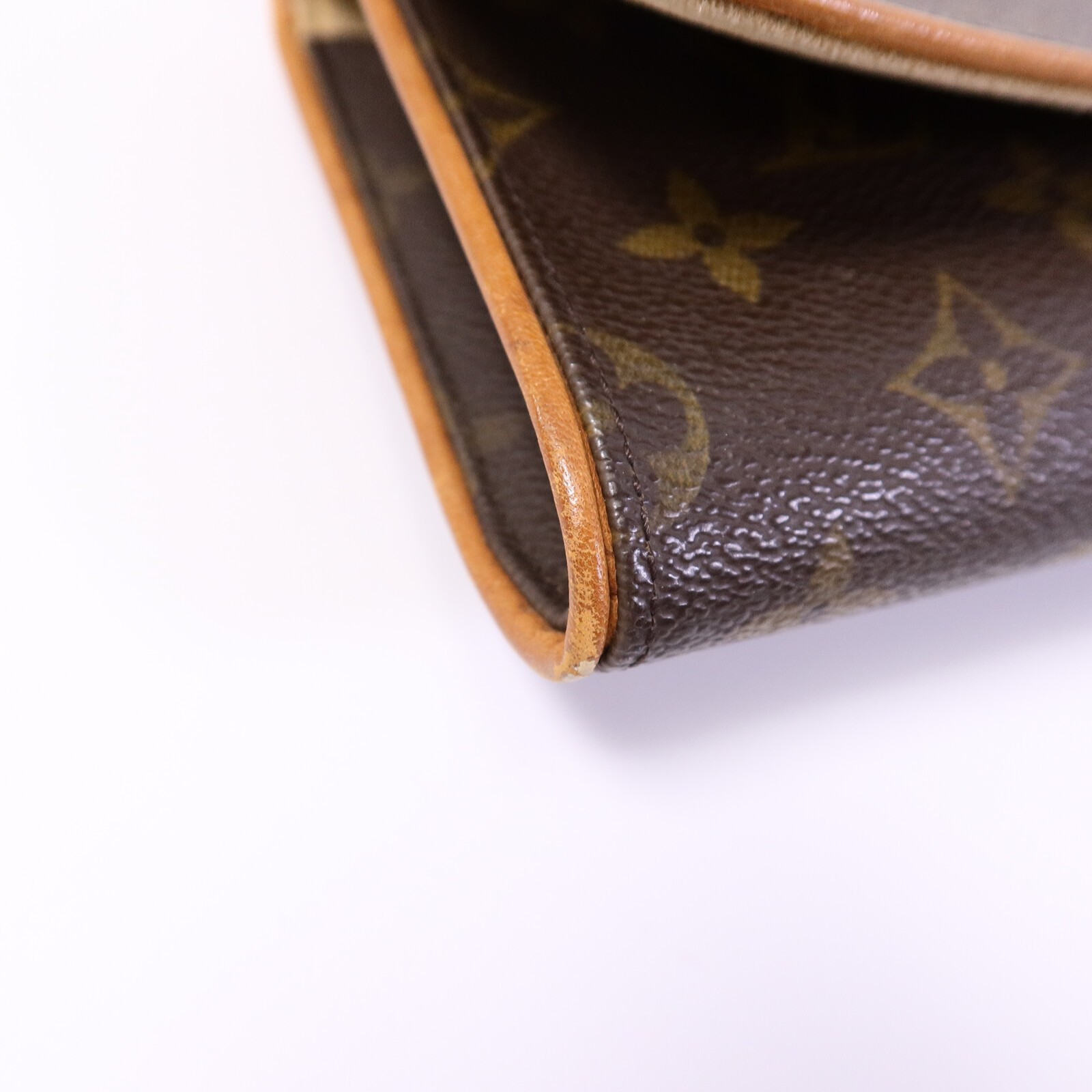 LOUIS VUITTON LV GHW Pochette Twin GM Shoulder Bag M51852 Monogram Brown