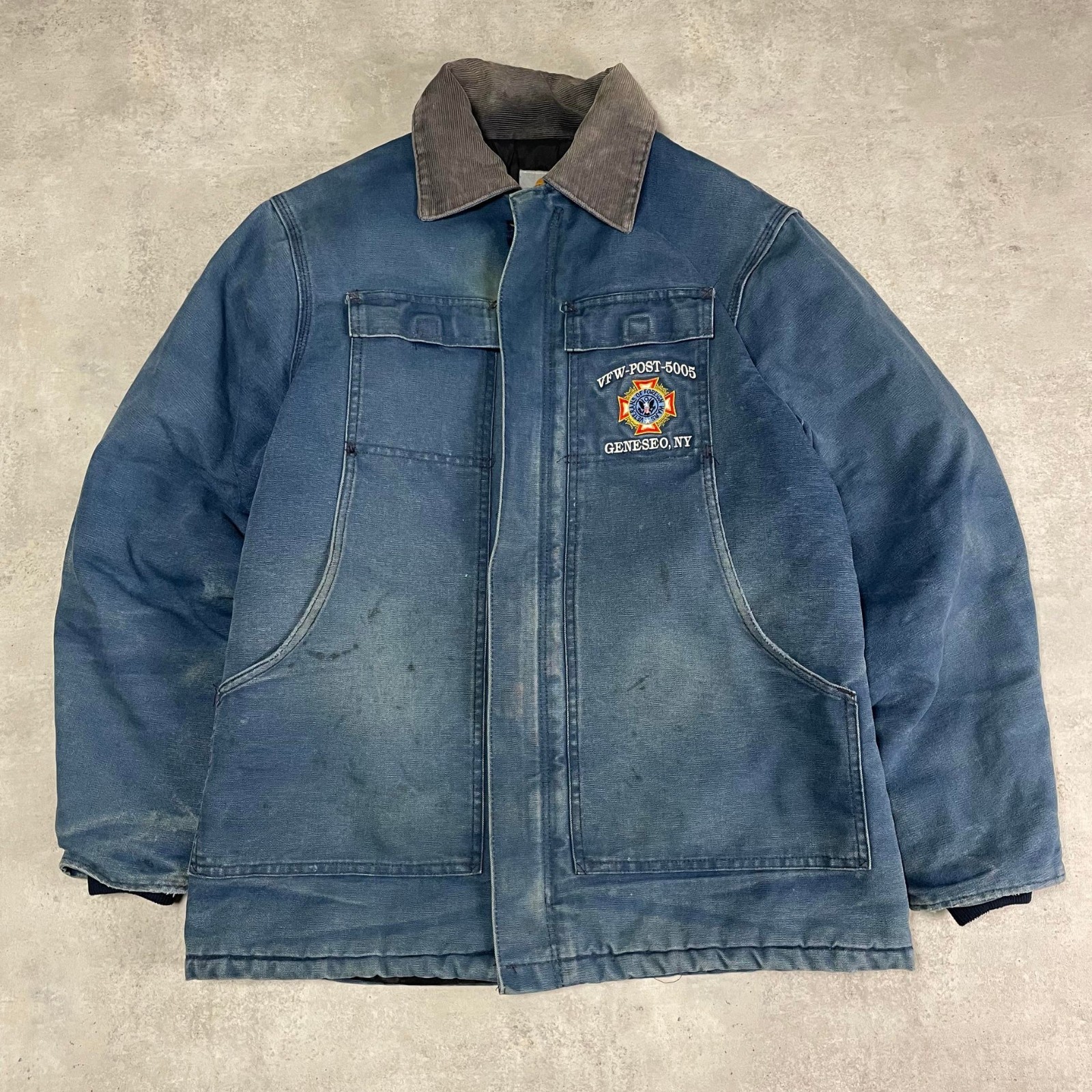 Vintage Carhartt Veterans of Foreign Wars Detroit jacket