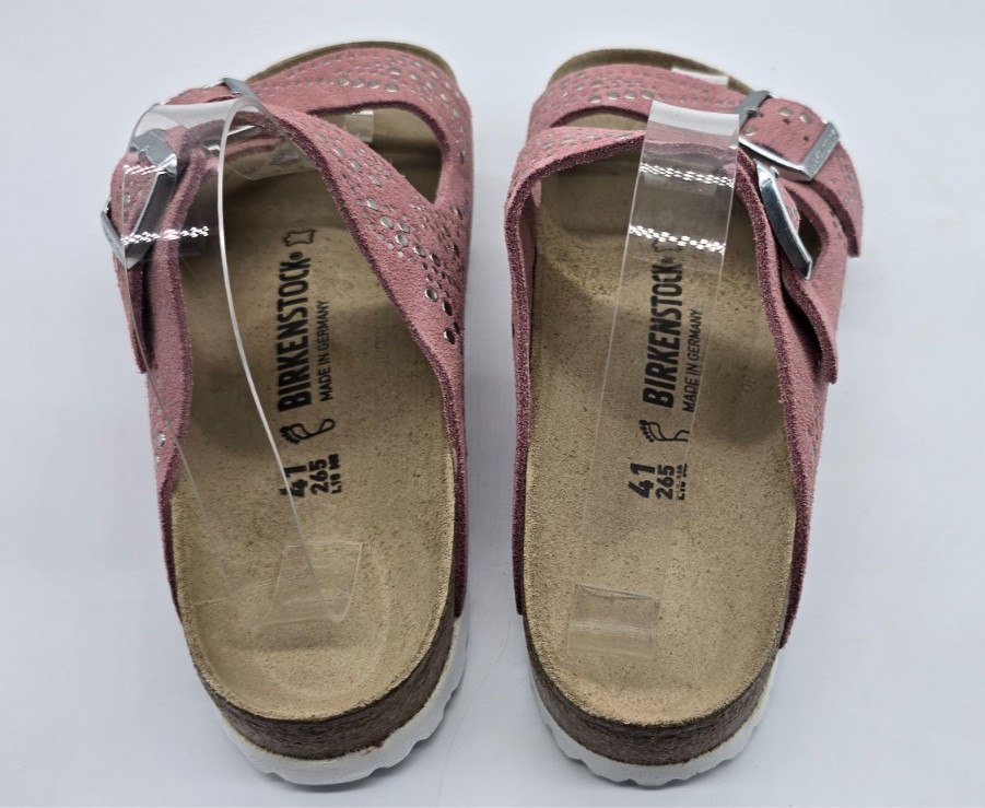 Birkenstock INJECTED RIVETS Leather ARIZONA Injected Rose 41R BNIB 1012788 #998