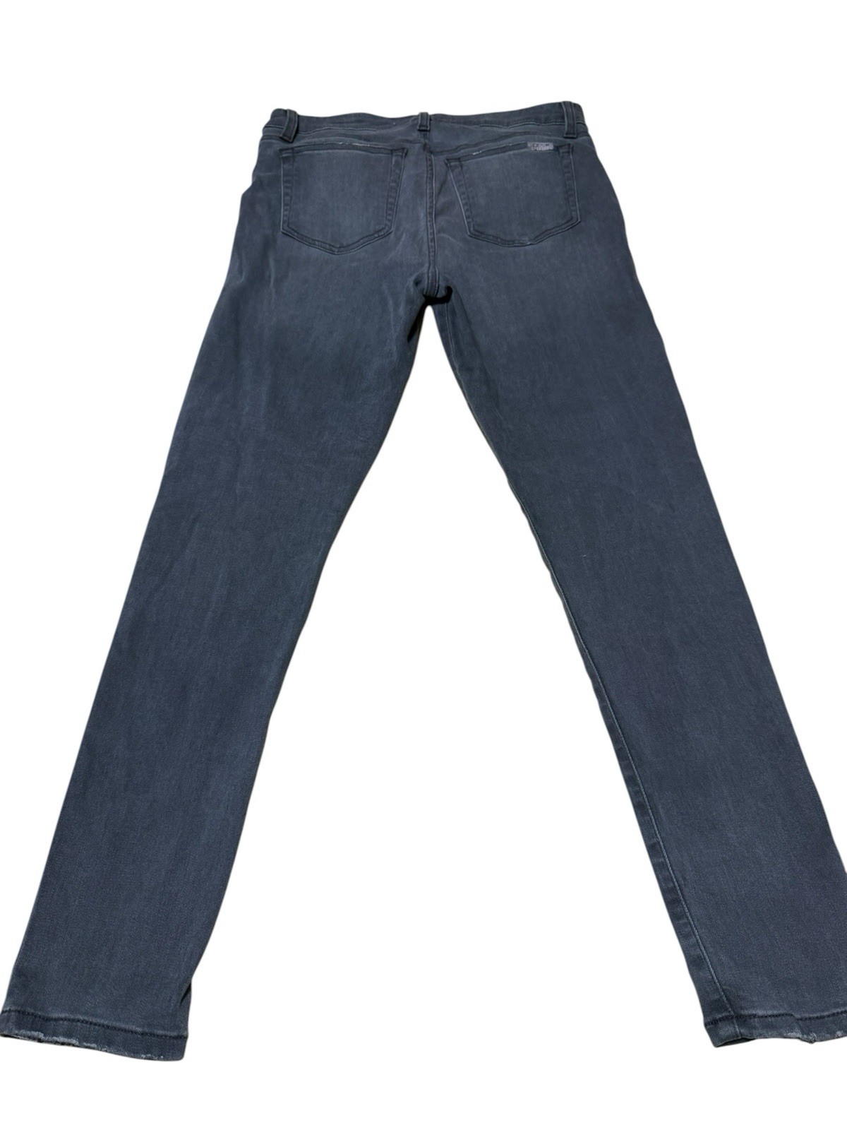 Joe’s Jeans Gray Denim Straight Jeans Button Fly 5-Pocket Coin Pocket Logo