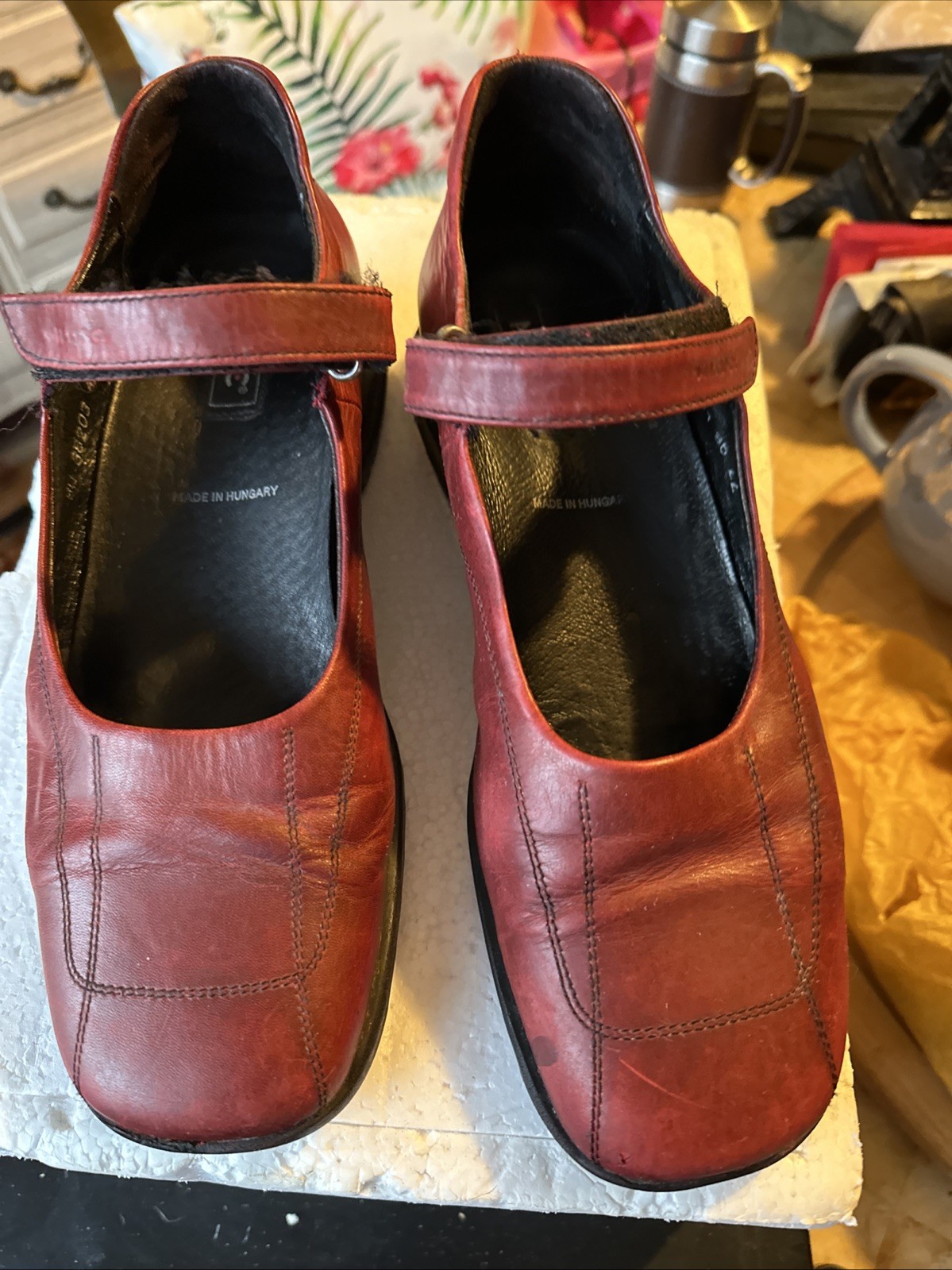 Mark Jacobs Women’s Red Mary Jane 41 pre owned Hungary Made