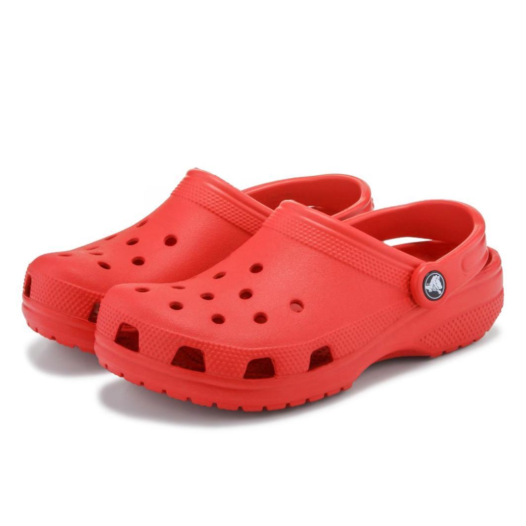 Crocs Classic Clog Red 10001 Unisex Men Women Slip On Water Sandal Shoes NEW NWT