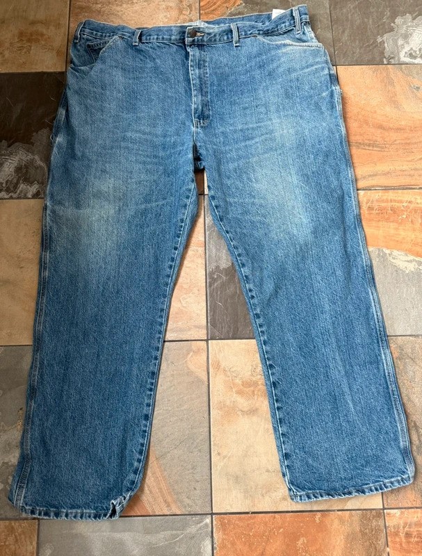 Men’s Dickies Jeans Carpenter Blue Medium Wash Waist 48 Length 32