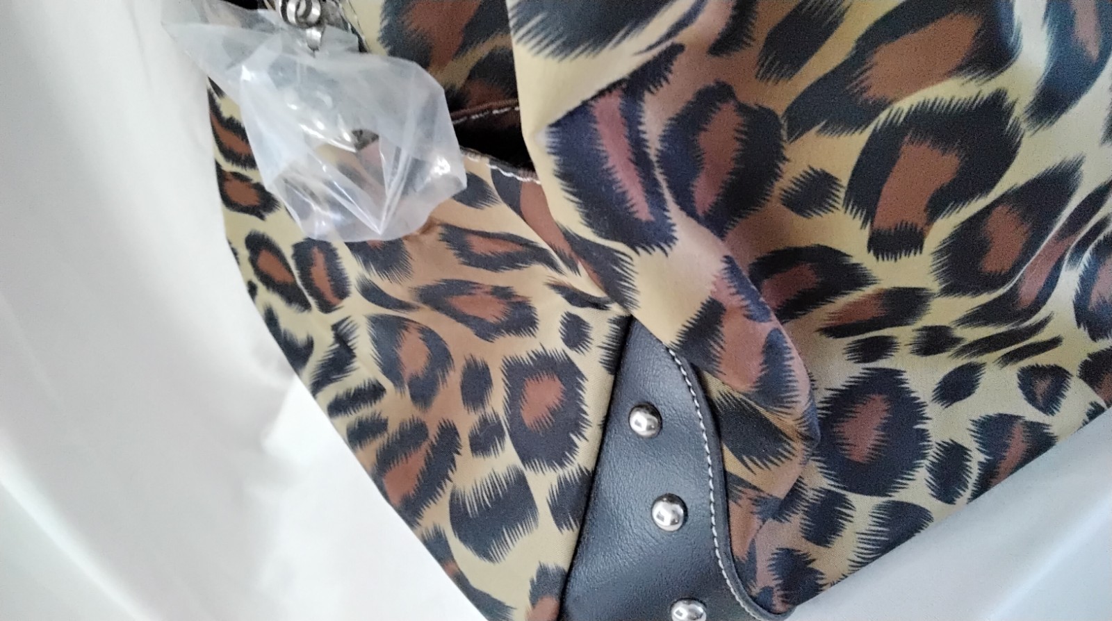 NWT Kathy Van Zeeland Travelware Leopard Cat Walk Bag Duffle Carry On Briefcase