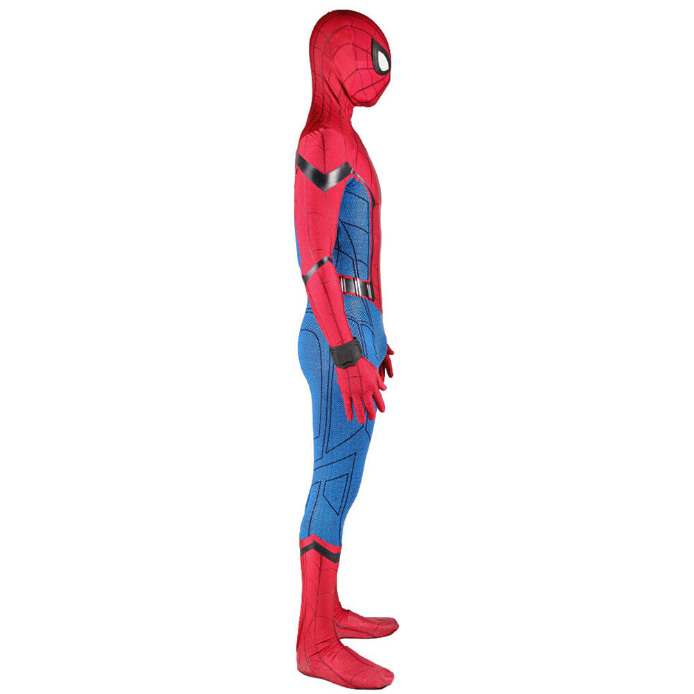 Spider-Man Homecoming Jumpsuit Spiderman Suit Cosplay Costume Halloween Adult