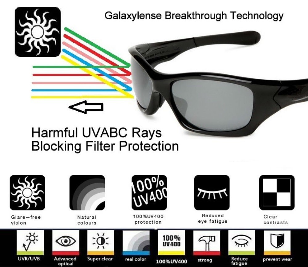 Galaxy Replacement Lenses For Oakley Jupiter Squared Multi-Color Polarized