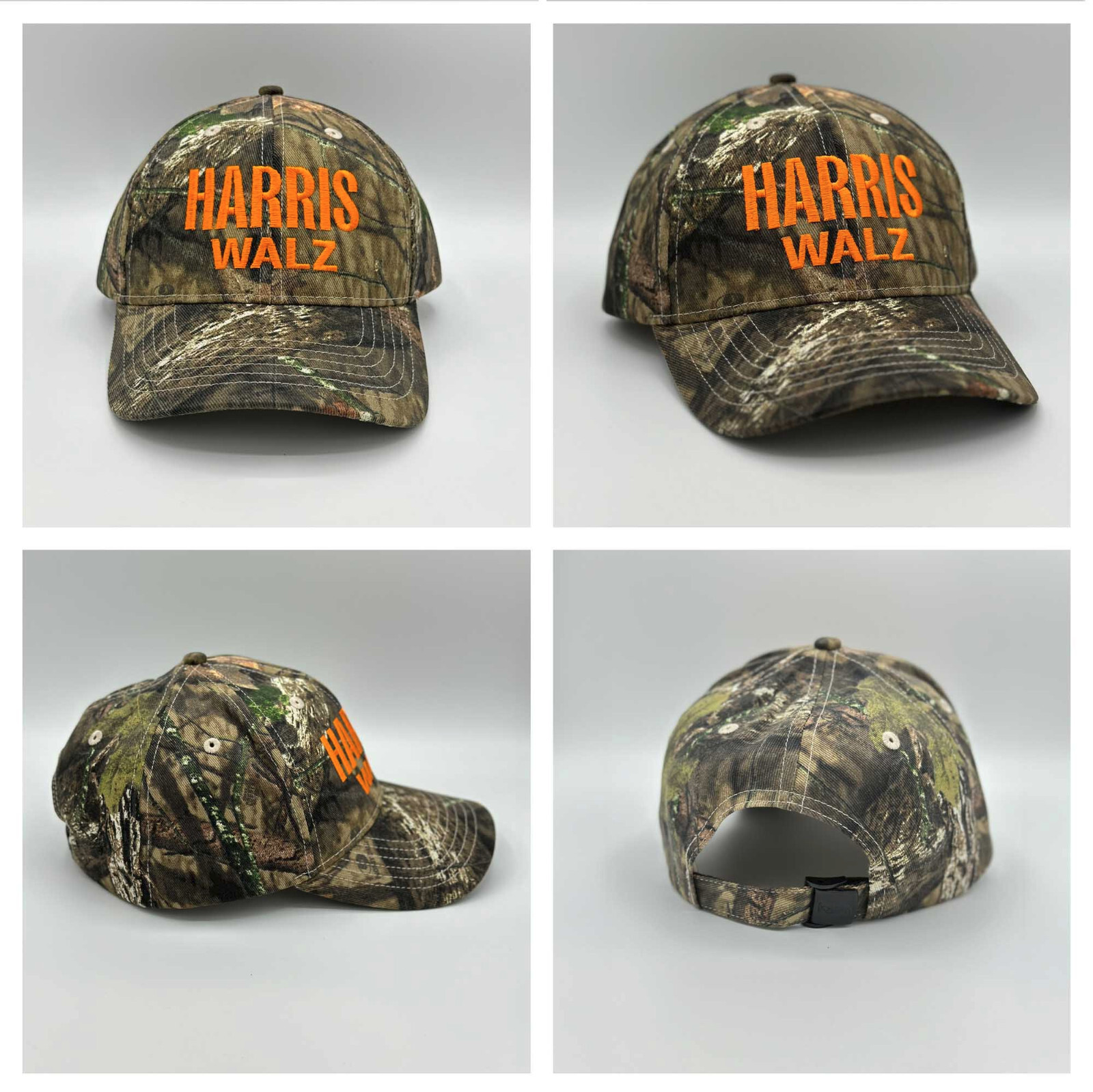 Harris Walz embroidered Camo Hat Kamala Tim Walz 2024 Election campaign Hats