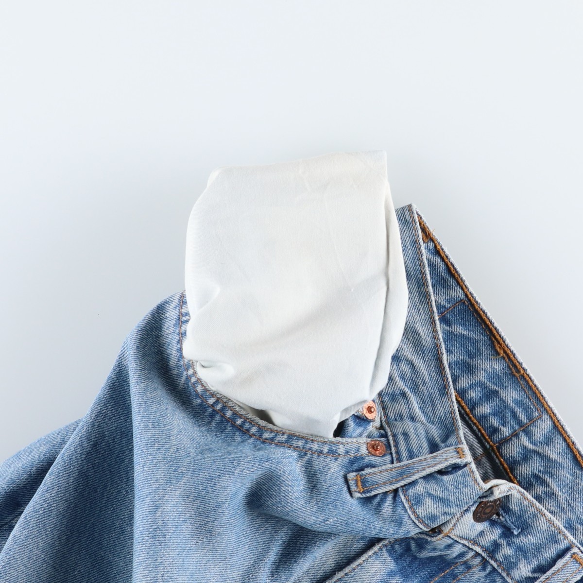 Used 1990’S Levi’s 00505-0448 Euro Model Tapered Denim Pants Men’s W33 equiv…