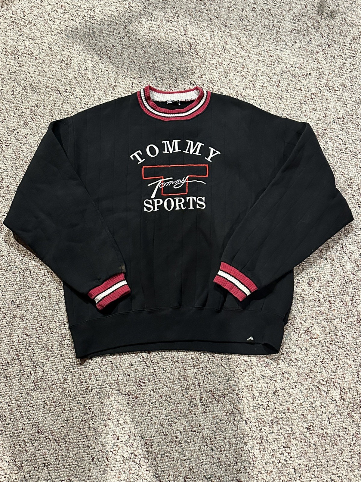 Vintage Tommy Hilfiger Tommy Sports Sweatshirt M Men’s Embroidered