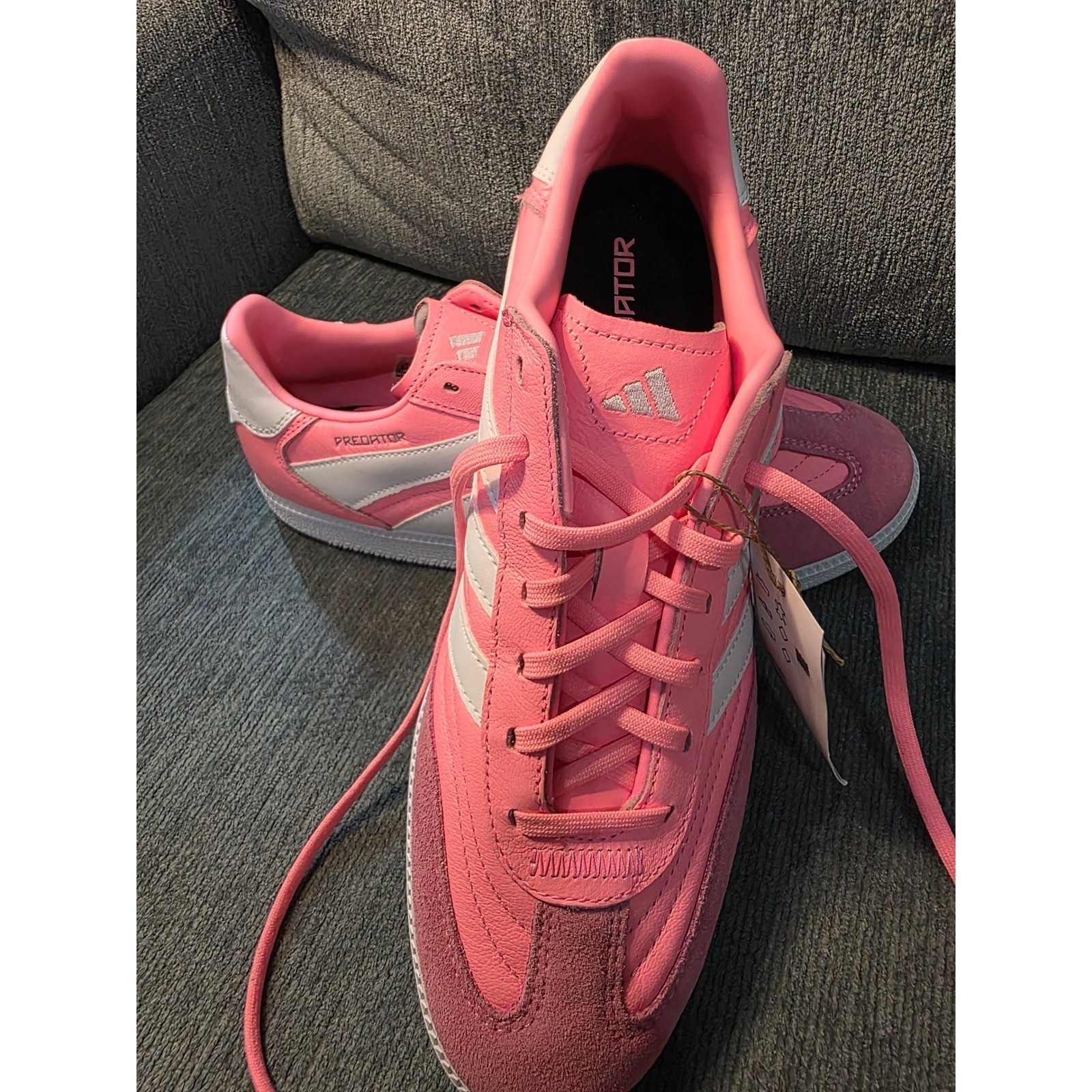 Adidas Predator Freestyle David Beckham Pink White Mens Size 7 JI1163 Sneakers