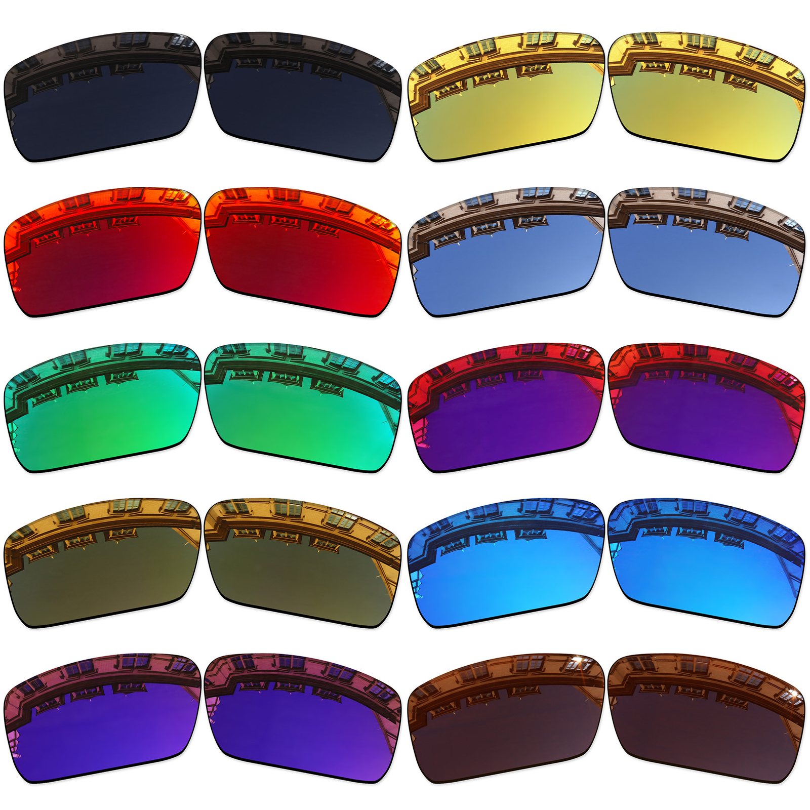Vonxyz Polarized Replacement Lenses for-Oakley Crankshaft OO9239 Sunglass-Option