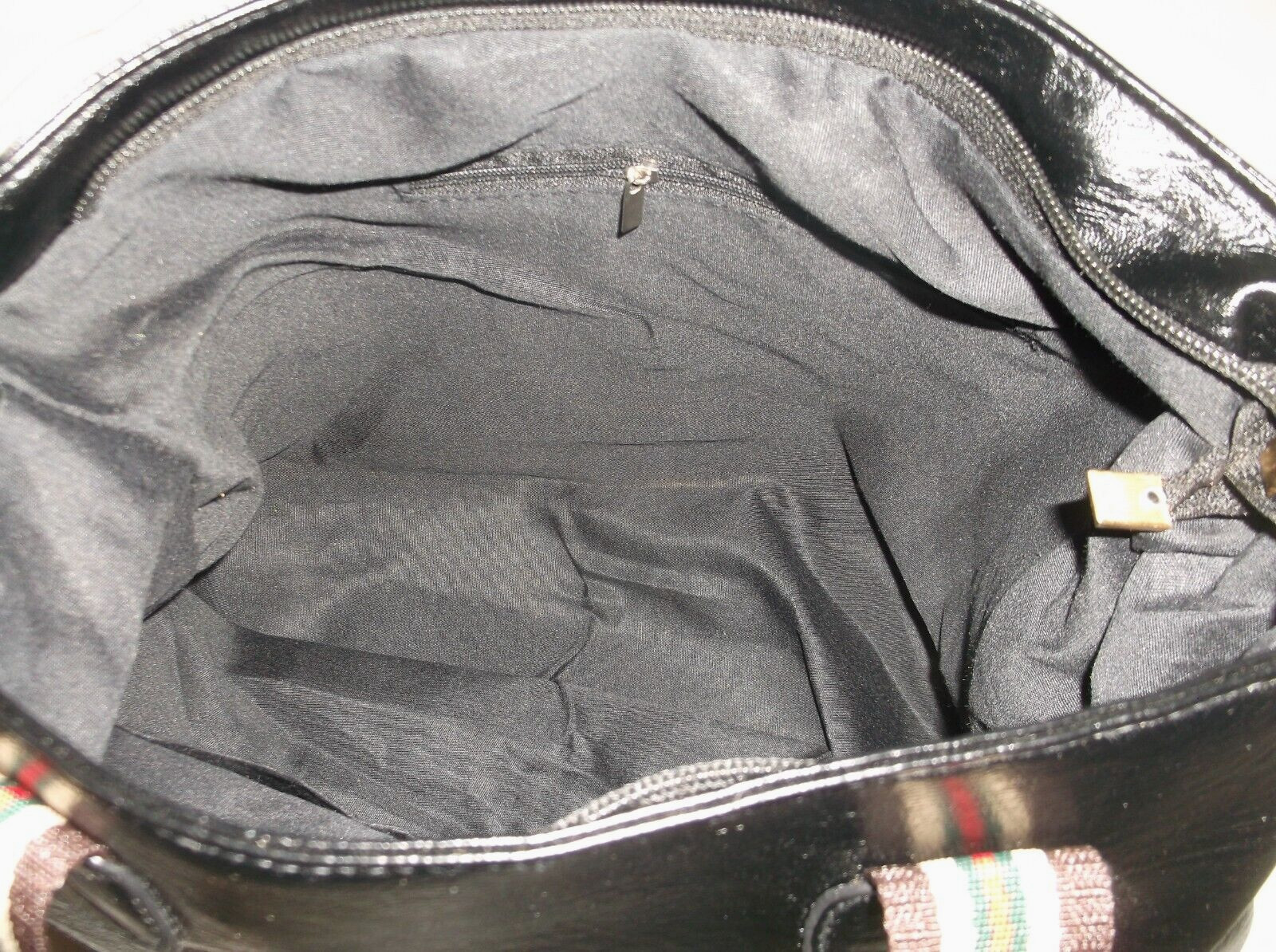 Retro Soft PU Leather Shoulder Handbag Black NWOT