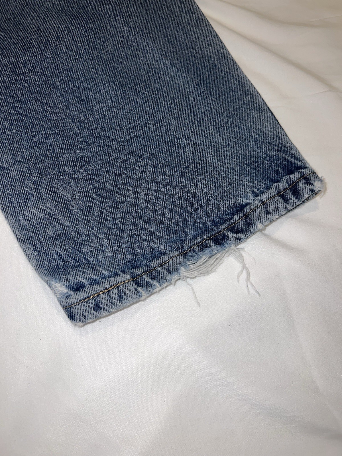 Vintage Wrangler USA Made Jeans Mens 33×32 Straight Leg Western Cowboy Denim Y2K