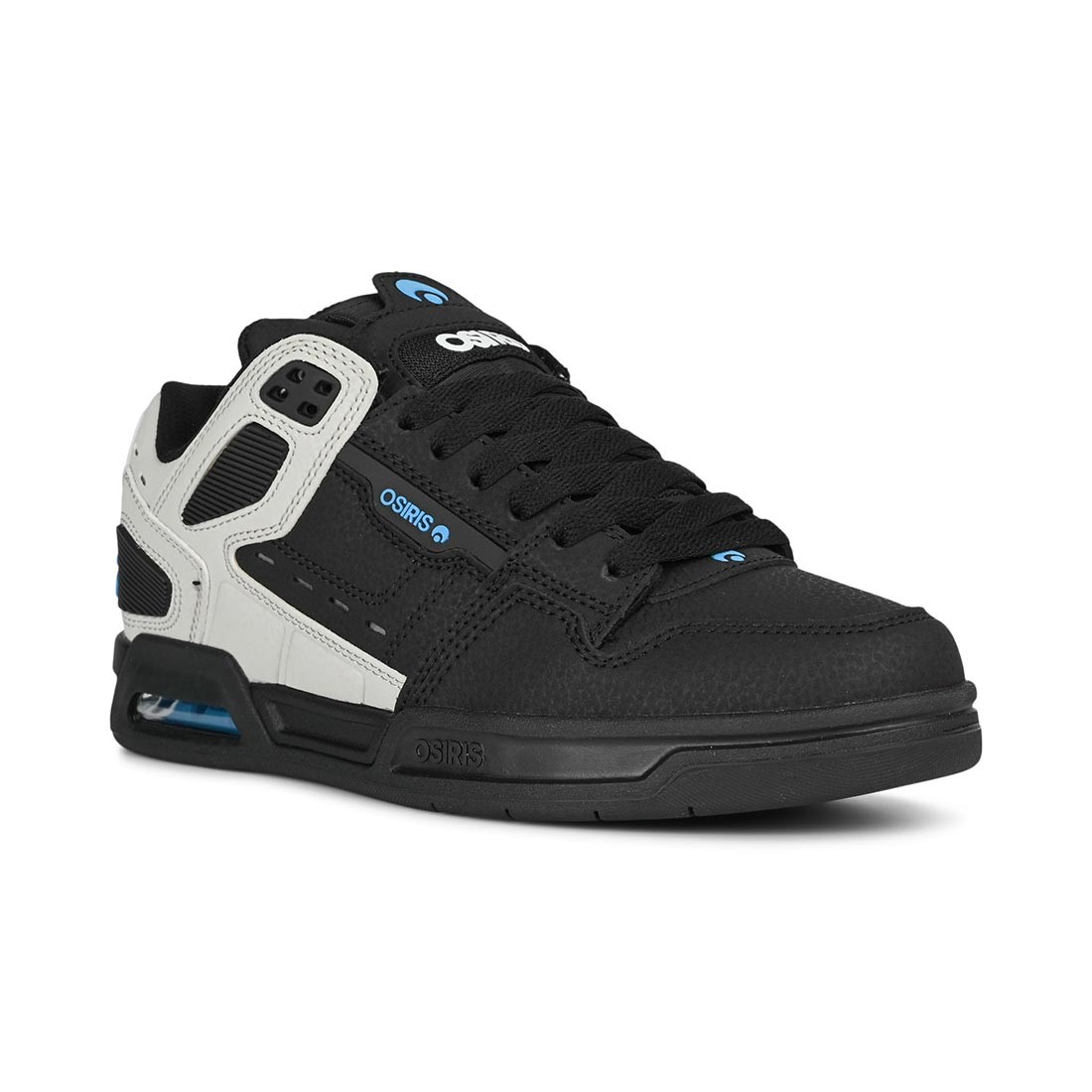 Osiris Peril Skate Shoes – Black/Grey/Cyan