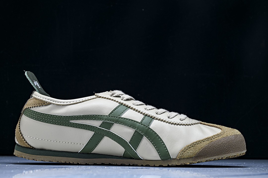 Onits*ka Tiger Mexico66 Beige Grass Green 1183C102-250 Unisex Size 4-11