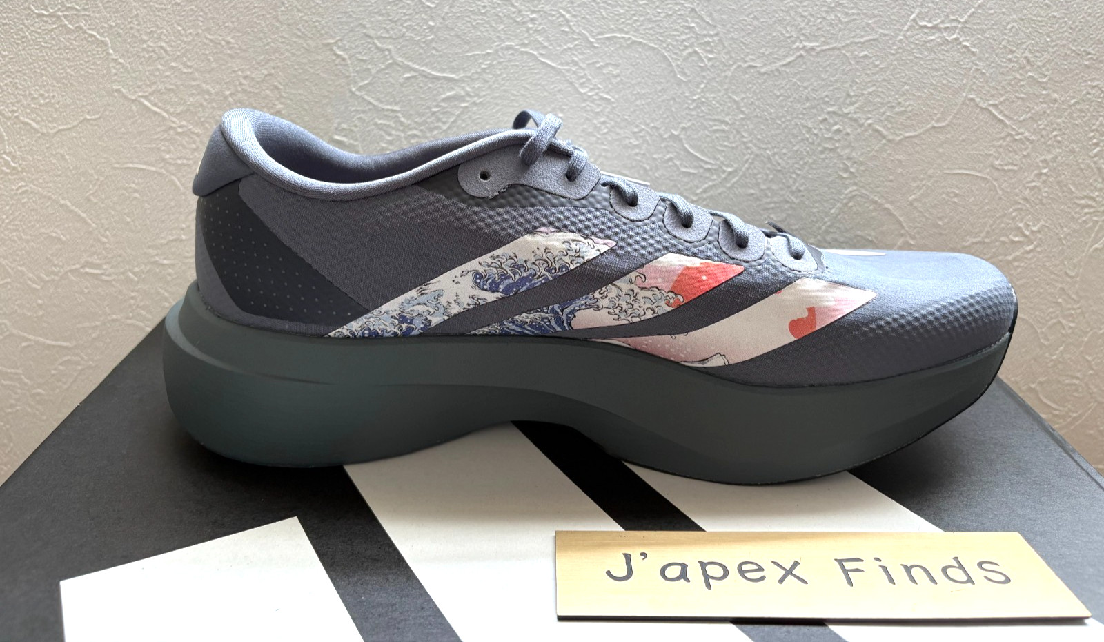 adidas Adizero EVO SL WOVEN M KH8448 ONIX OFF WHITE IRON MET. Men’s Size Custom