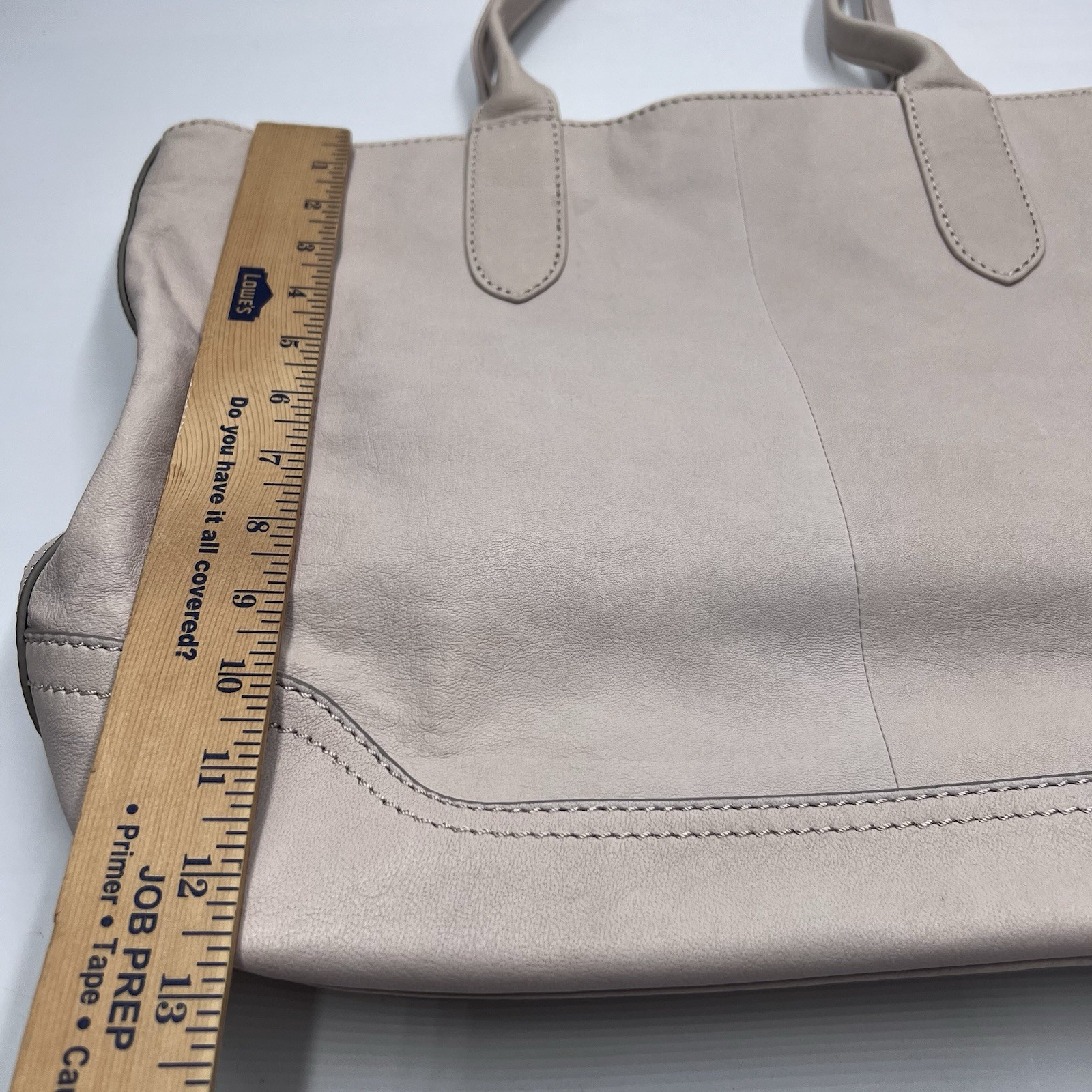 Frye Leather Tote Bag Large Women’s Double Handles Solid Shoulder Handbag