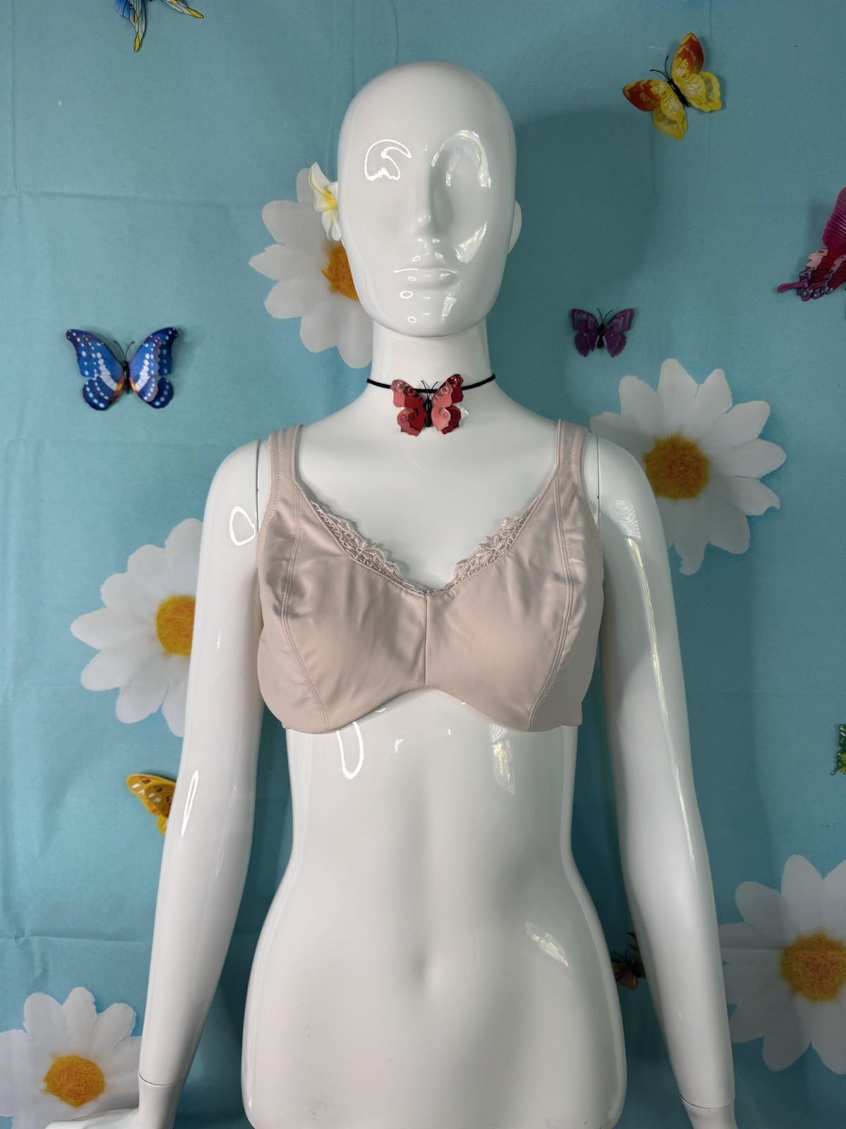 VANITY FAIR UNLINED UNDERWIRE TSHIRT BRA SZ 38C #75-118 BEIGE EUC