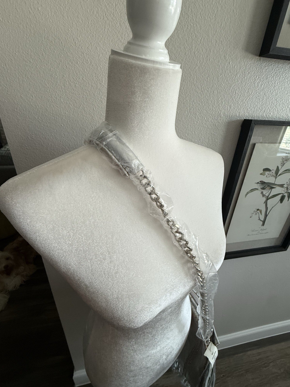 $475 RAMY BROOK Leather Silver Lame’ Large Sachel Messenger Bag Fringe Purse