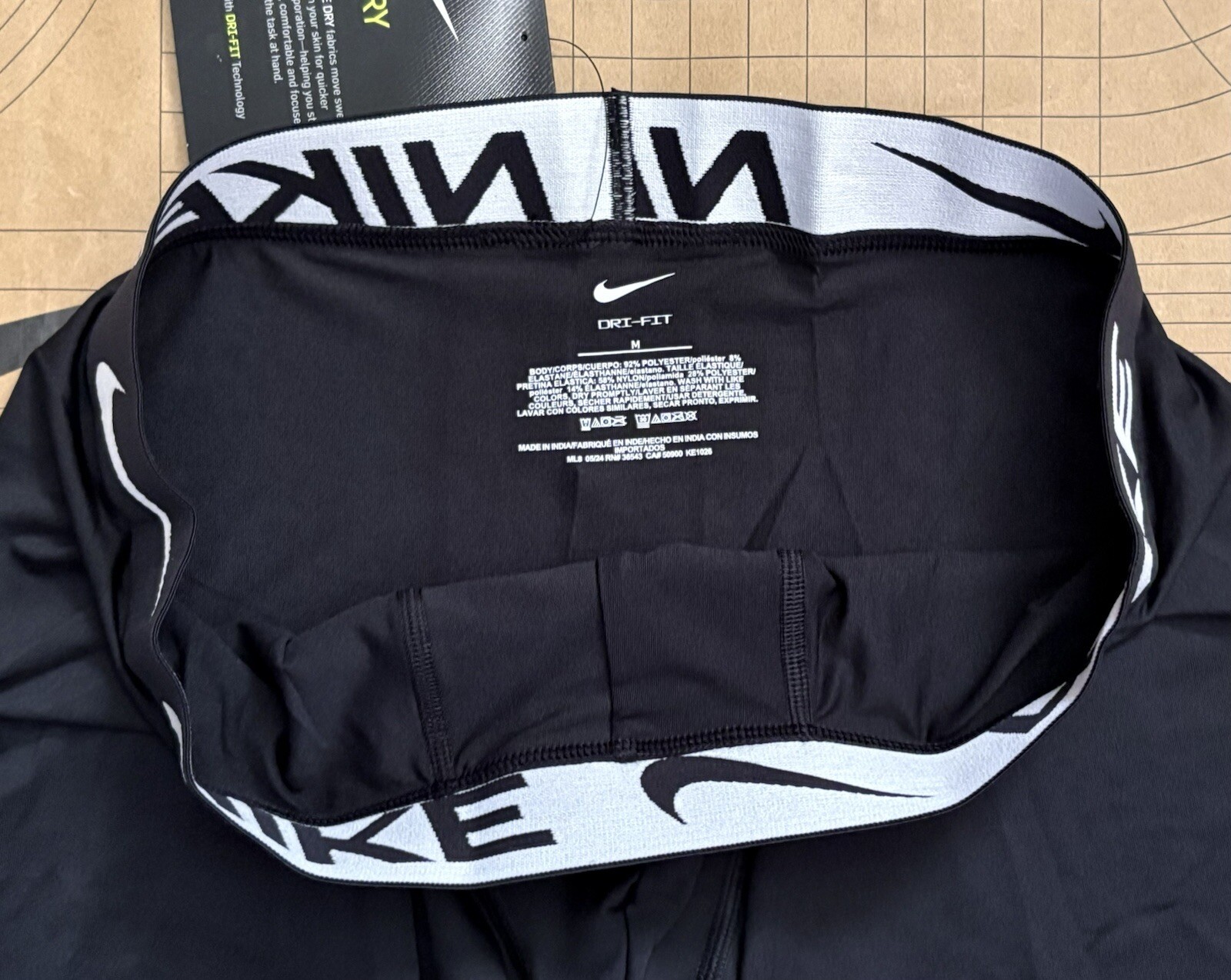 Nike Pro DRI-FIT 8″ LONG Boxer Brief Compression Shorts Men’s S M L XL NWT