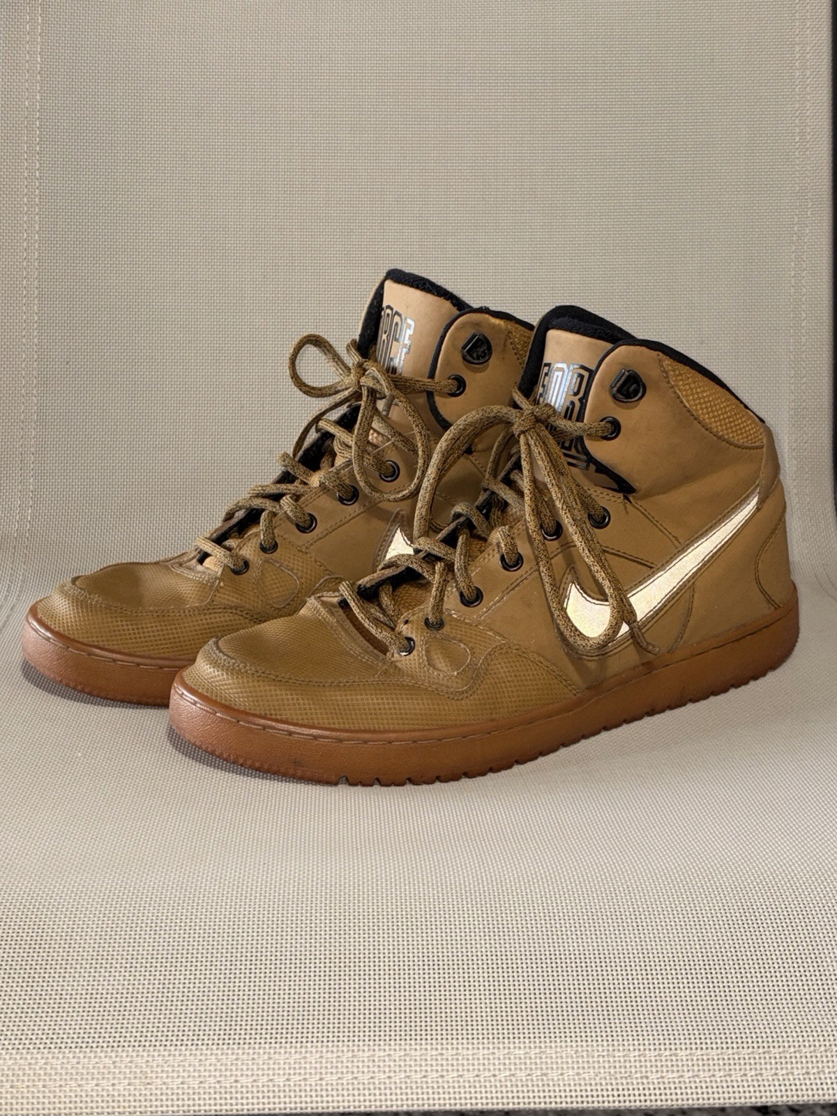 Nike Son of Force Winter Mid Wheat Size 10.5 807242-770