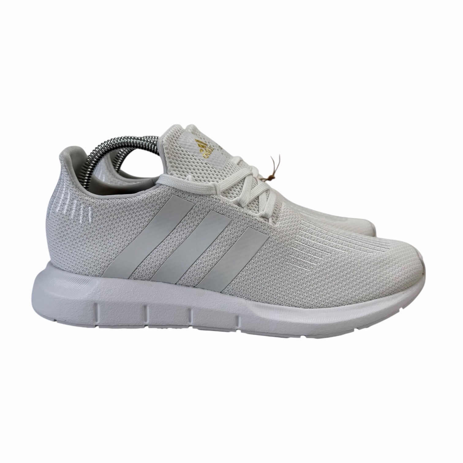 Adidas Swift Run 1.0 Cloud White Gold Metallic Shoes IE7480 Women’s Sizes 6 – 11