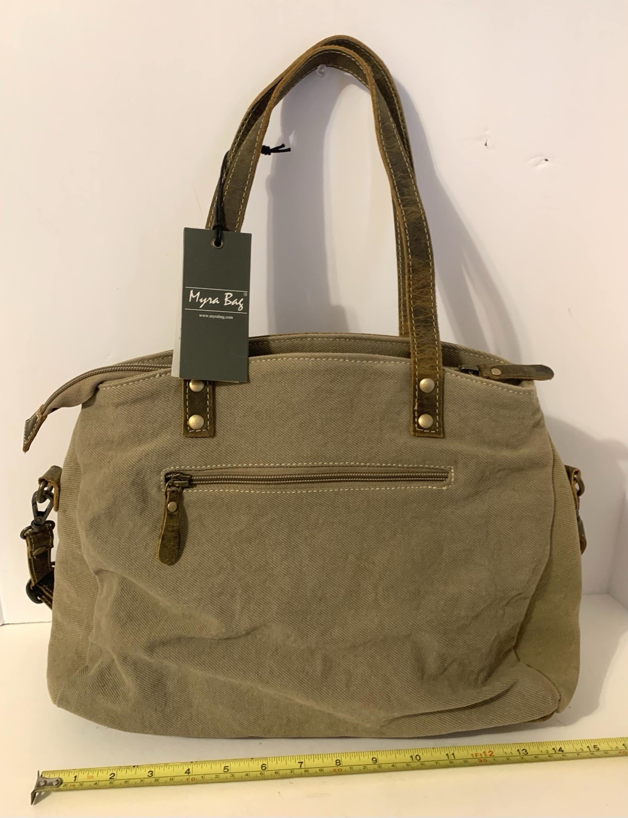 Myra Bag Cherish Tote Purse Shoulder Strap And Double Handles NWT Zipper
