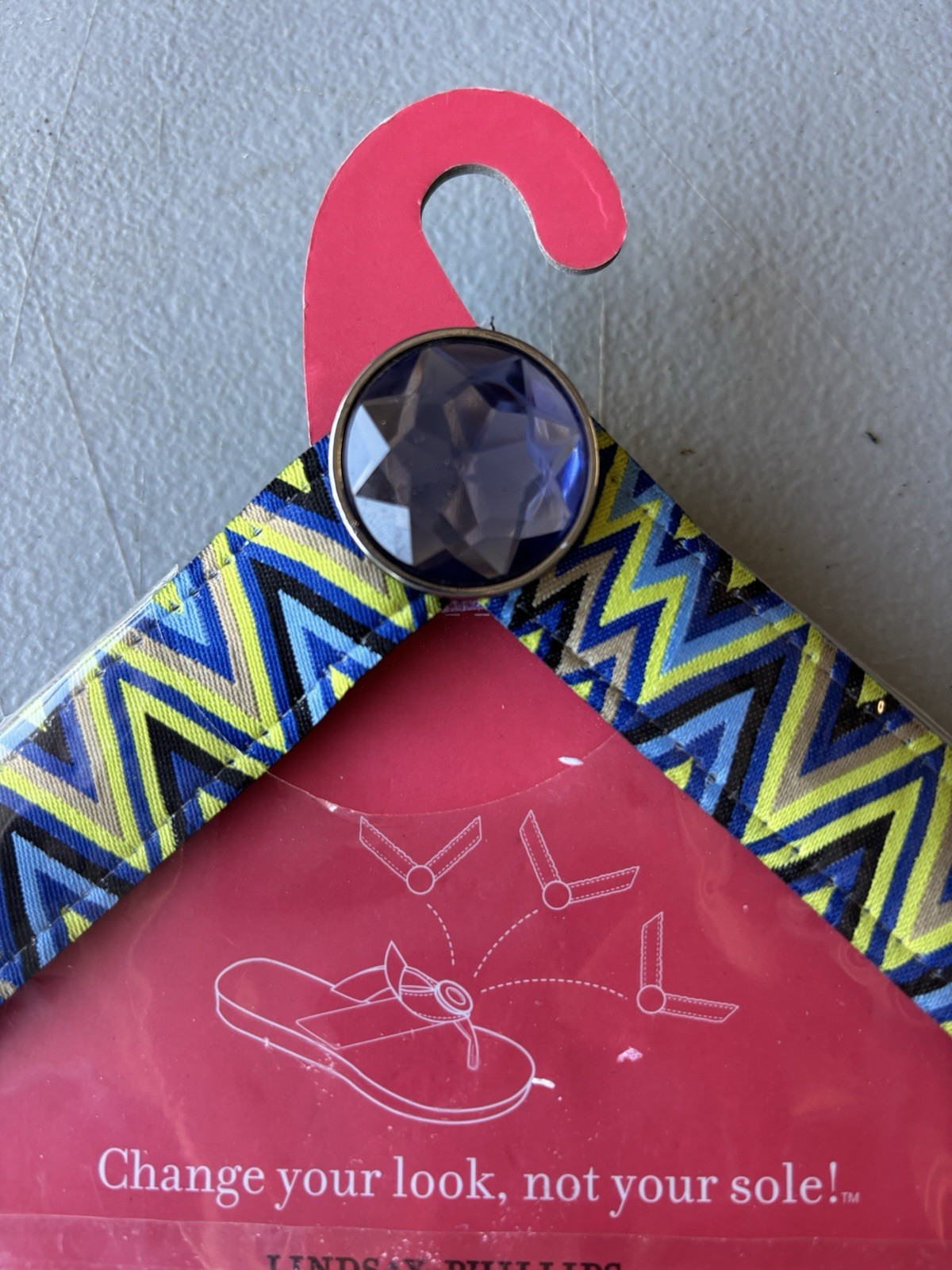 Lindsay Phillips SwitchFlops Interchangeable Straps Size Large Kirstin