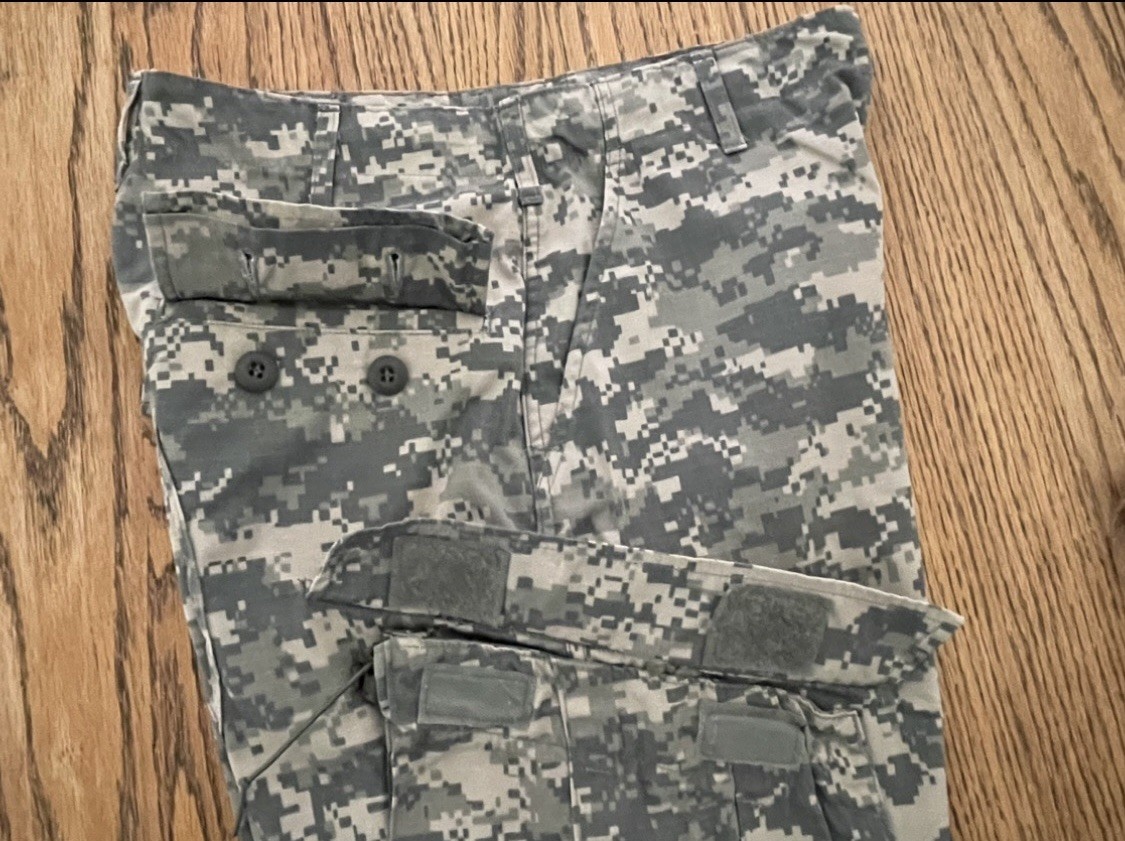 Vintage Military Digital Camo Tactical Pants, Small -Long, 32 1/2,by 35 1/2