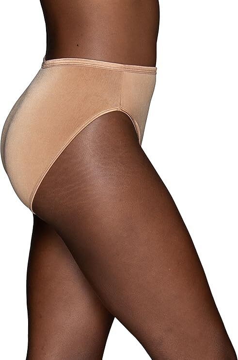 4 Pairs Vanity Fair Illumination Briefs HI-CUT Totally TAN 13108 Sz – 6 7 8