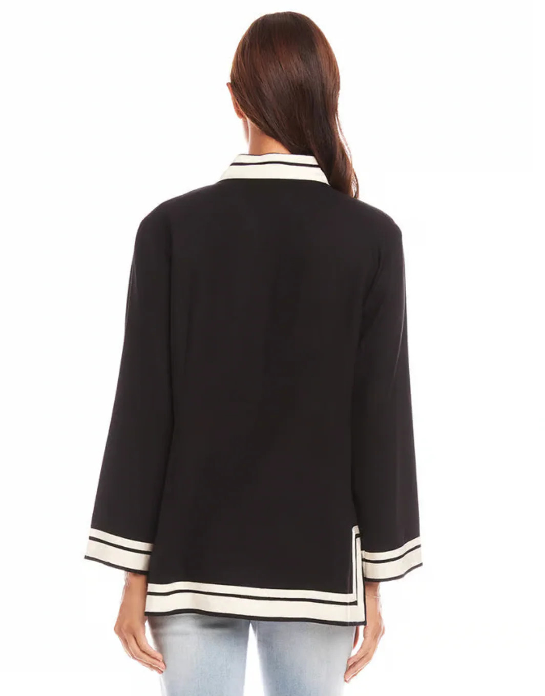 The St. Tropez Tunic in Linen Blend by Karen Kane – CLOSEOUT