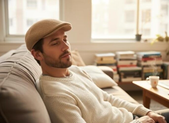 Knit Flat Ivy Newsboy Cap for Men Irish Hat Beret Hat Gatsby Cabbie Cap Camel