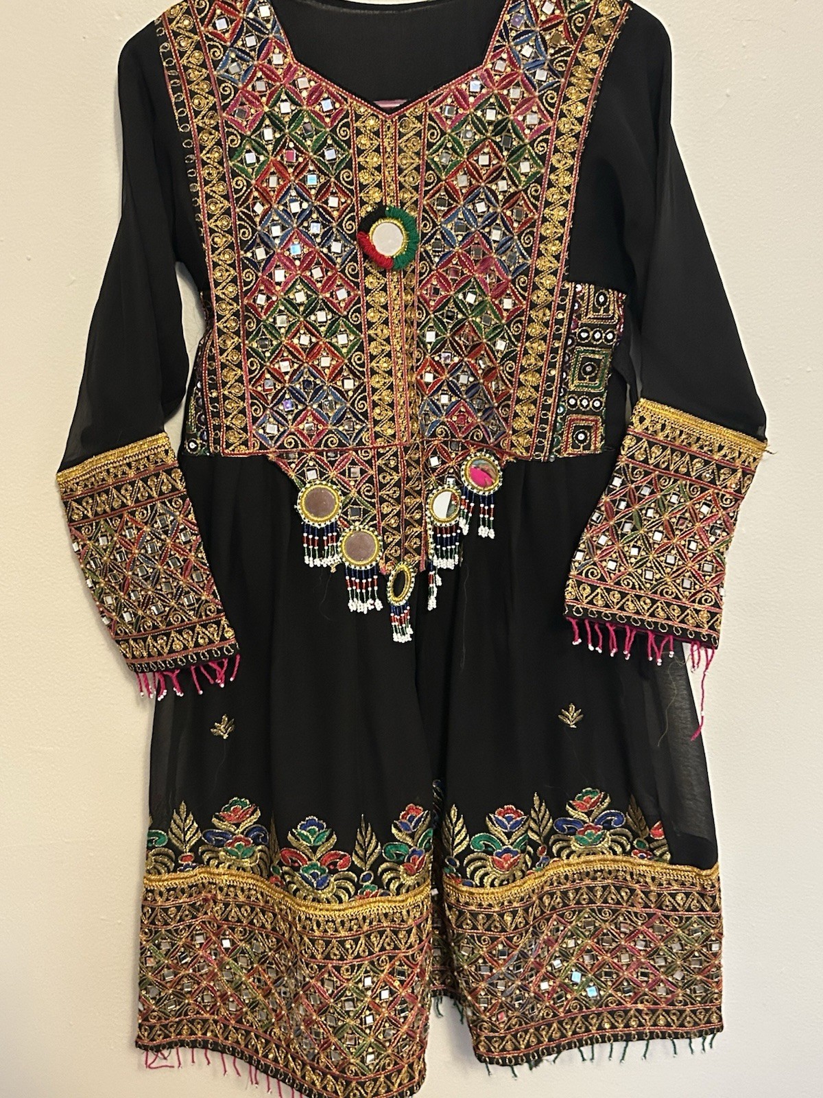 Cultural Embroidered Dress | Afghan Traditional Dress | Party Wear Kuchi Dress